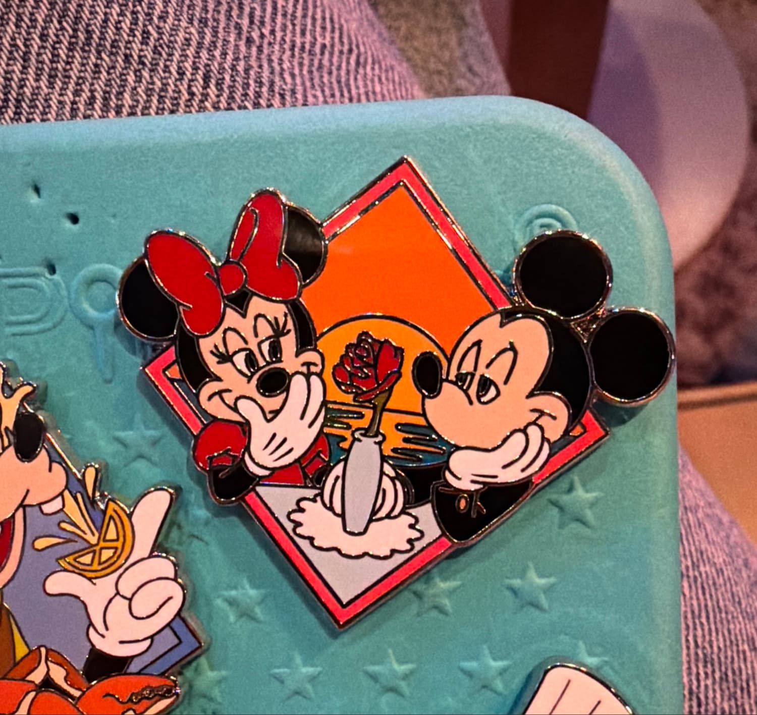 Mickey & Minnie Date Night - Rose & Sunset Diamond Frame