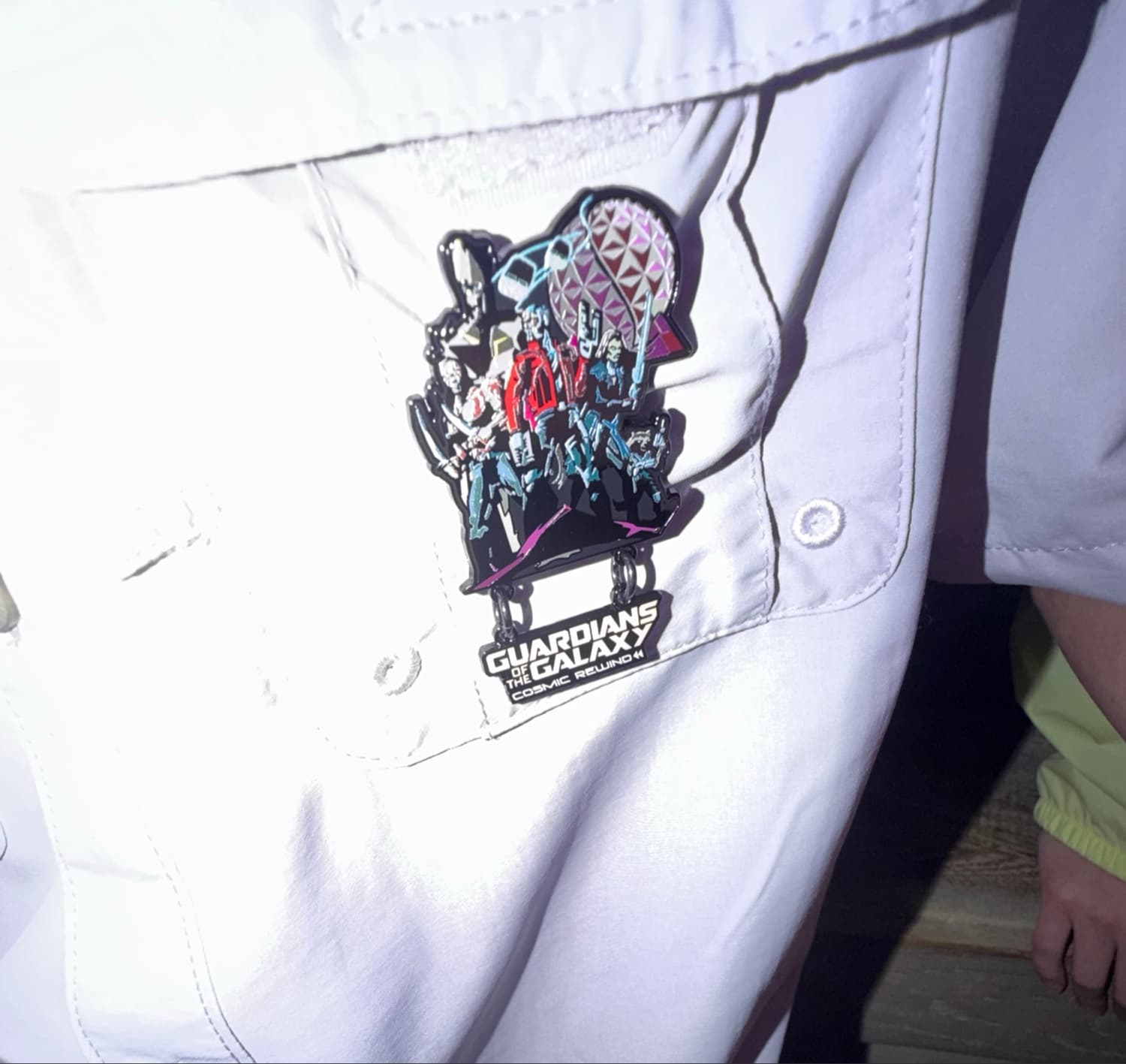 Guardians of the Galaxy: Cosmic Rewind Characters with Spaceship Earth Pin