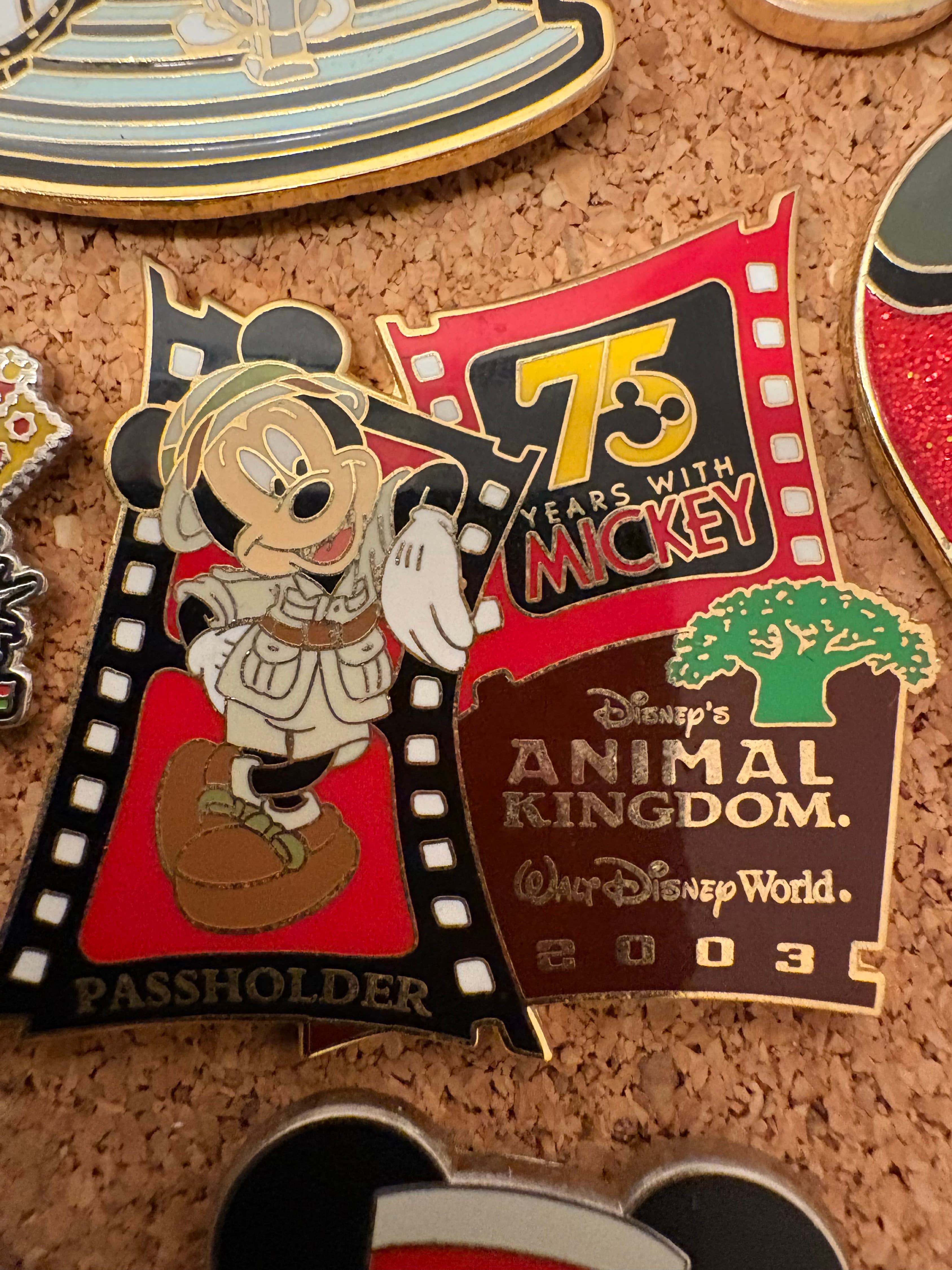 Mickey Mouse 75 Years with Mickey - Animal Kingdom Annual Passholder 2003