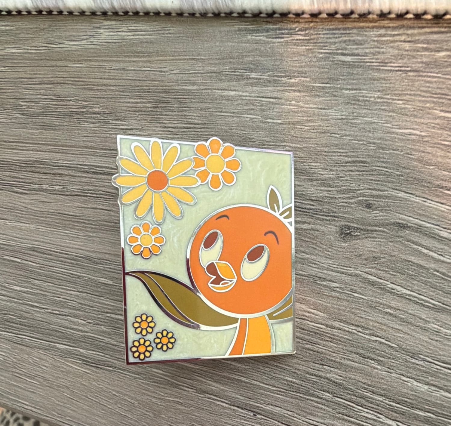 Orange Bird Flower and Garden Festival Pastel Booster Set Pin