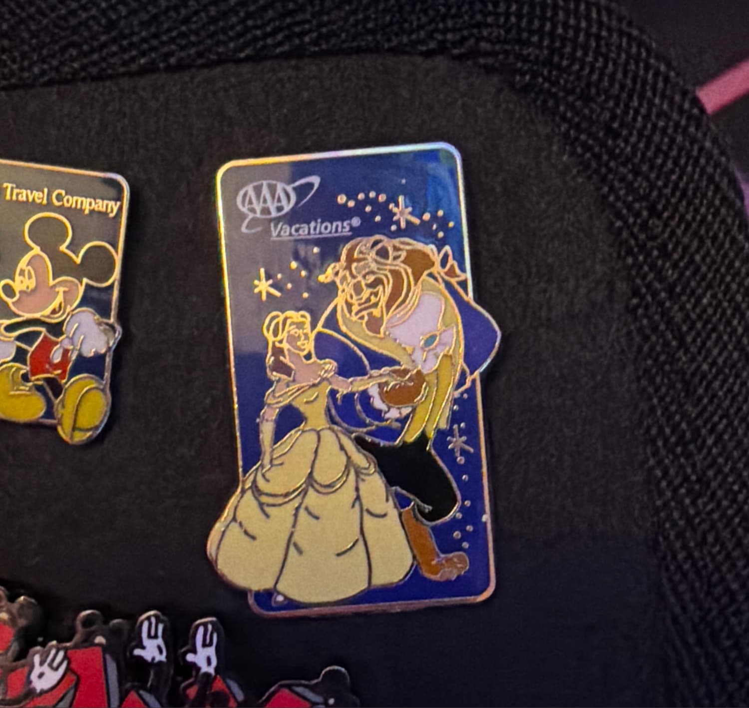 Disney AAA Vacations Beauty and the Beast Dancing Belle and Beast Pin