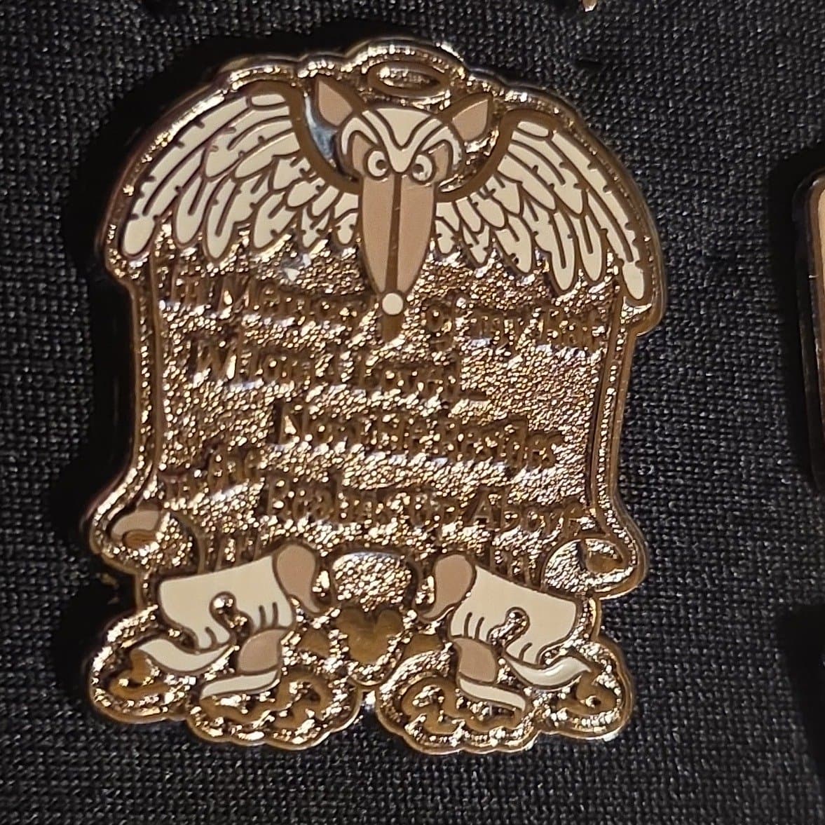 Haunted Mansion Tombstones - Rat Hidden Mickey Pin front