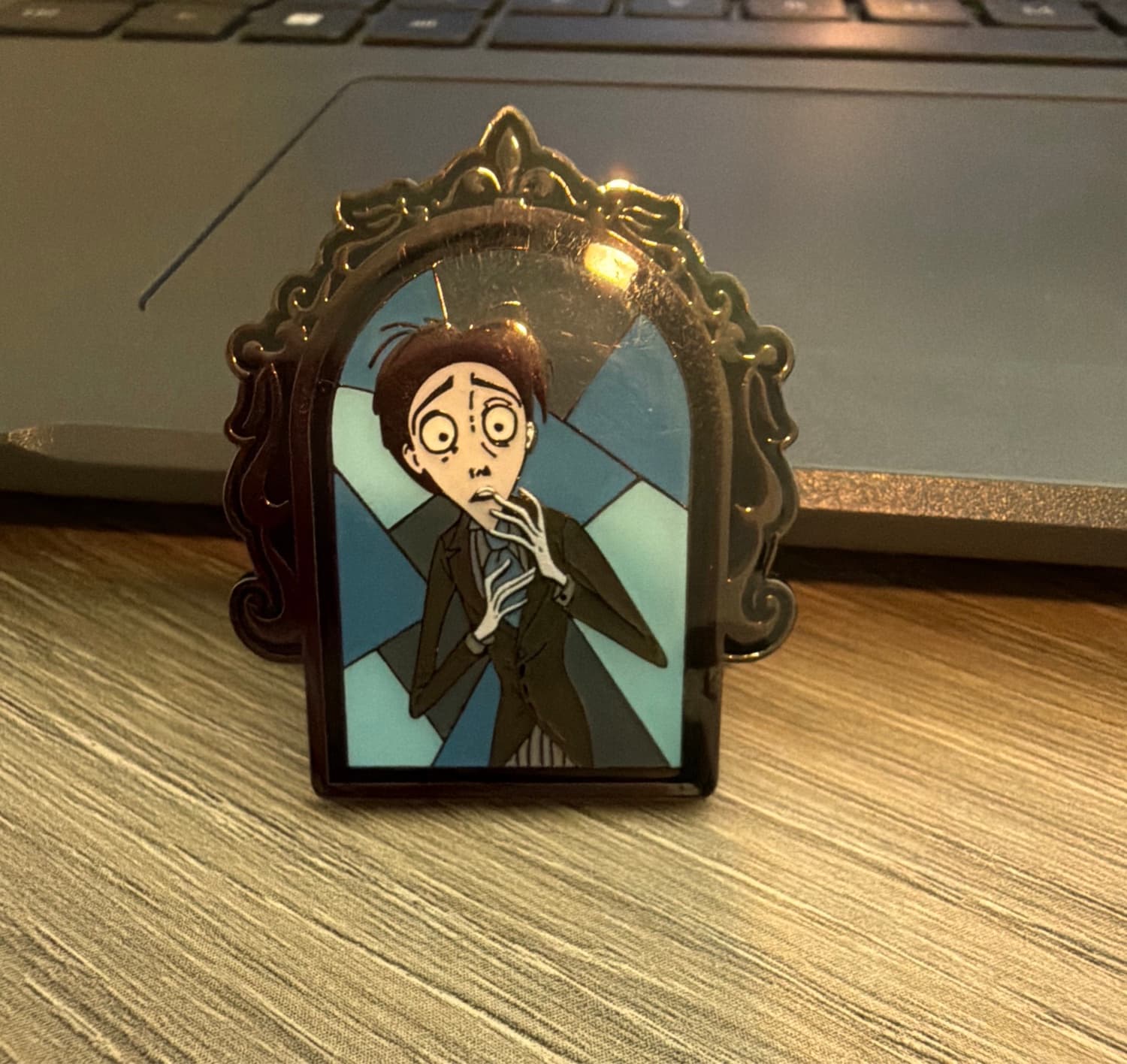 Victor Van Dort Stained Glass Mystery Pin