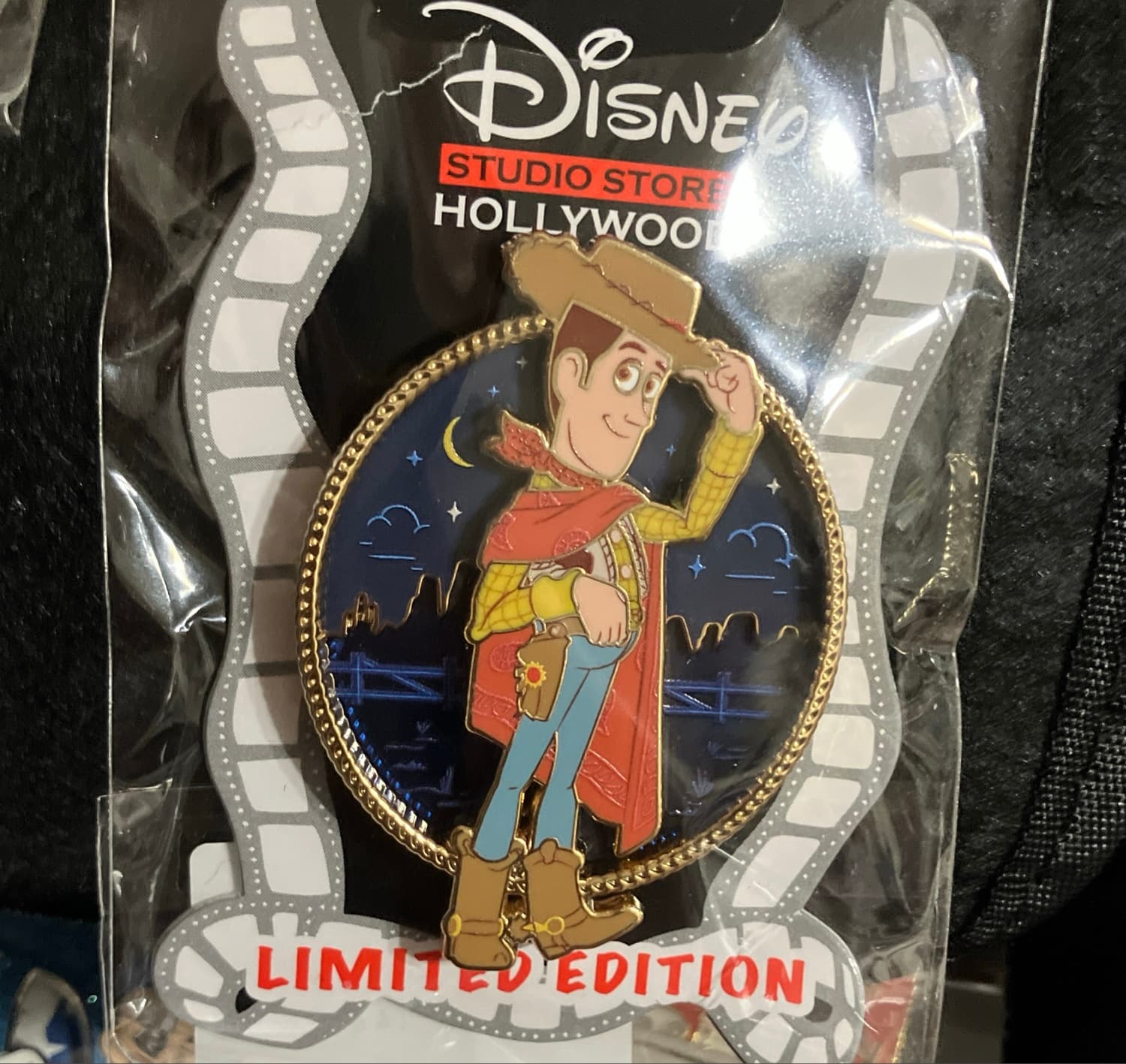DSSH Toy Story 5 Woody Stained Glass Pin