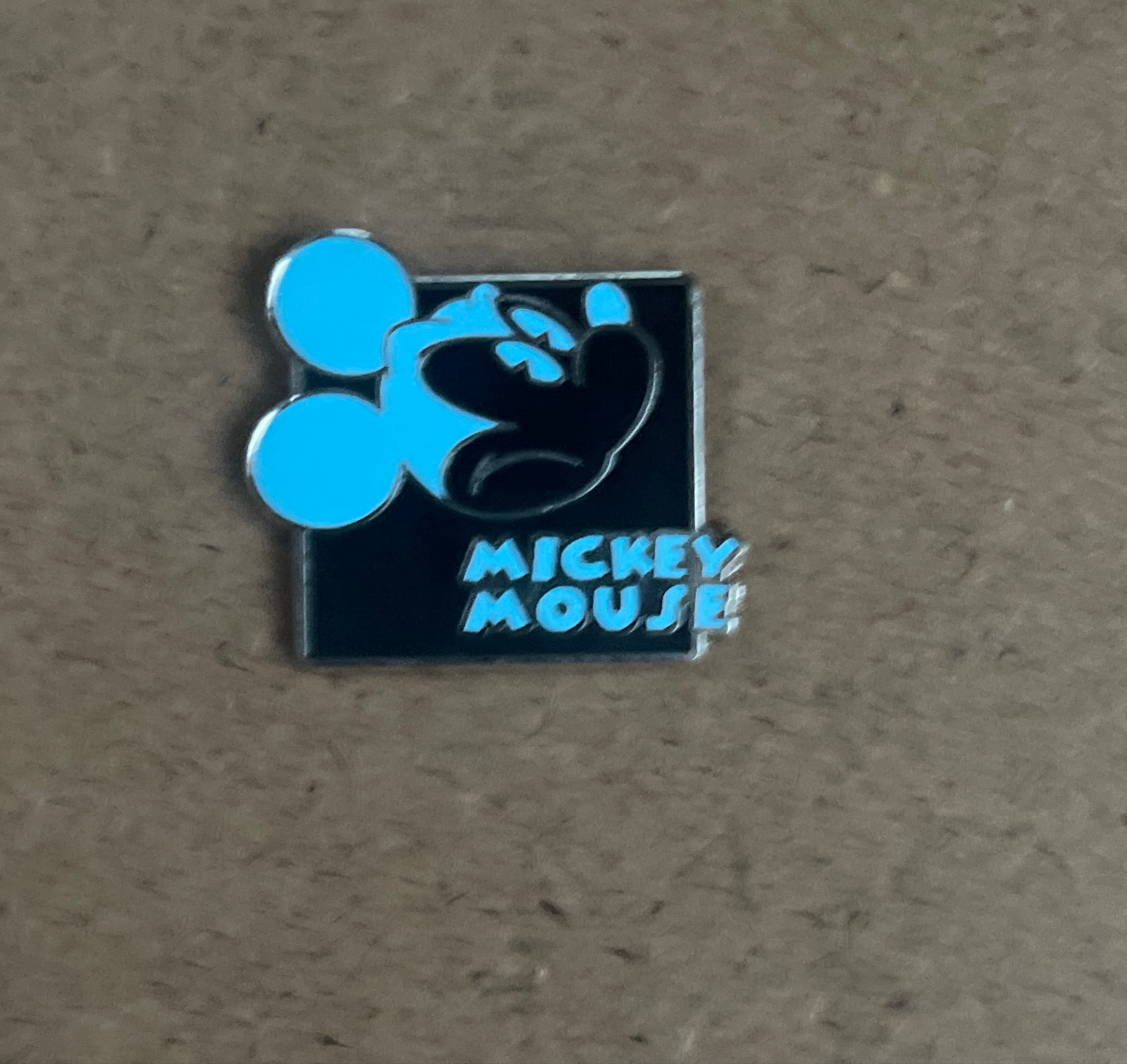 Mickey Mouse Oh Mickey! Expressions Light Blue Square Pin