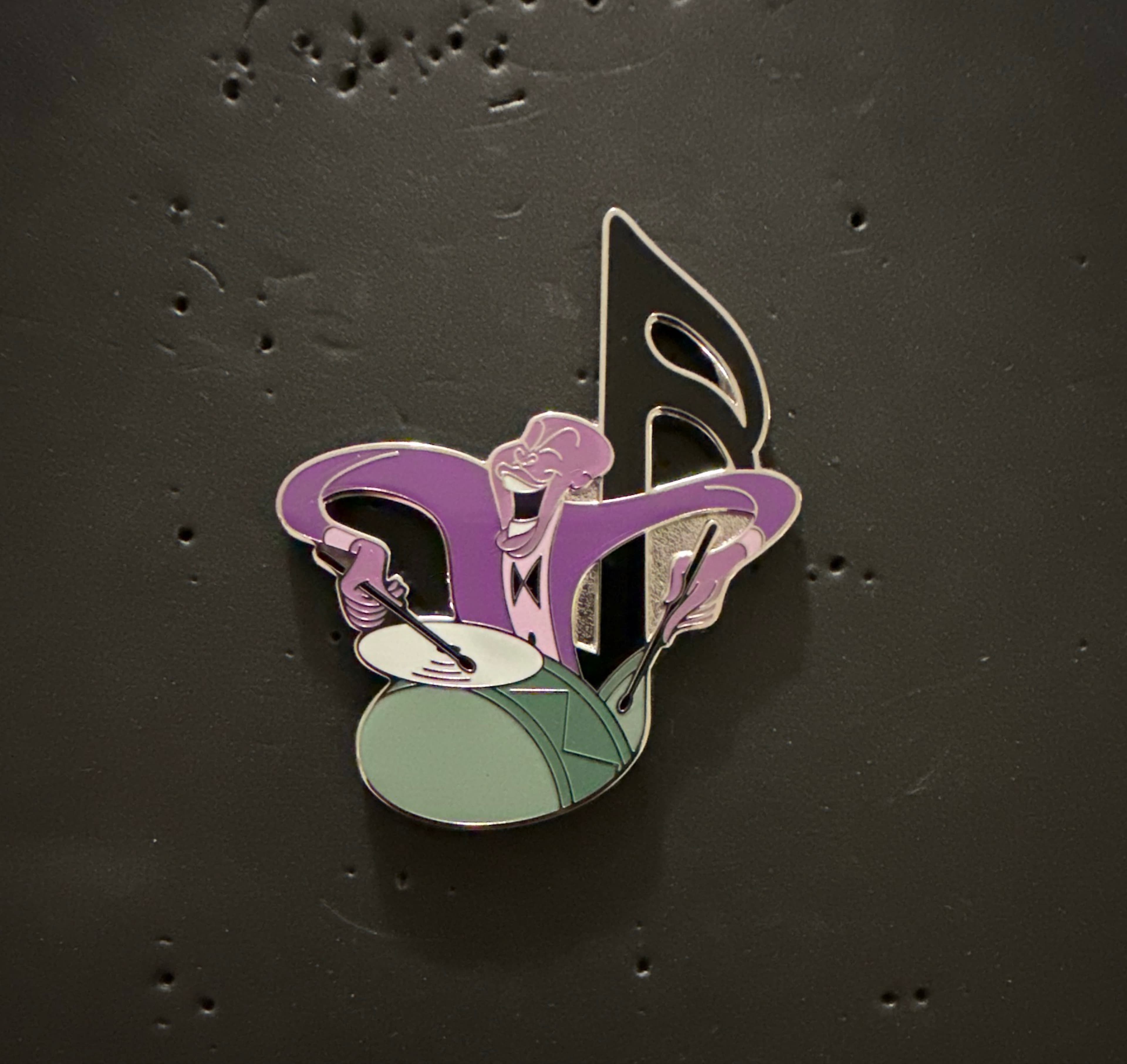 Duke The Drummer - Fantasia 2000 - Music Notes Mystery Pin front