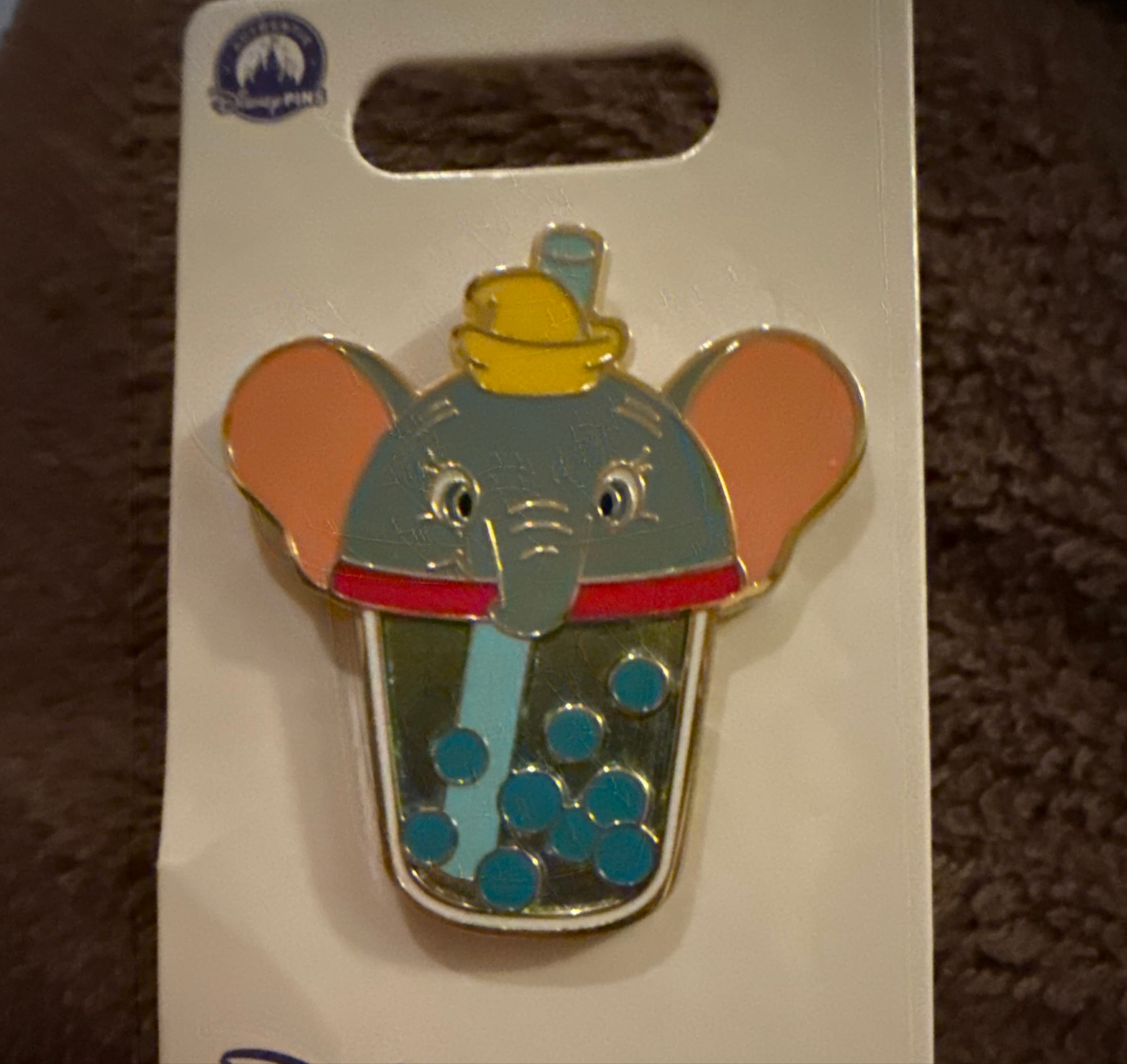 Dumbo Boba Tea Pin