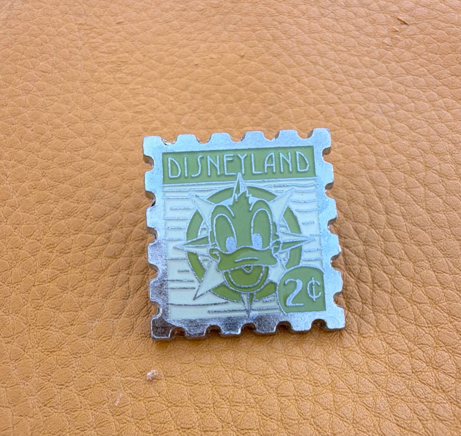 Donald Duck 2 Cent Stamp Hidden Mickey Pin