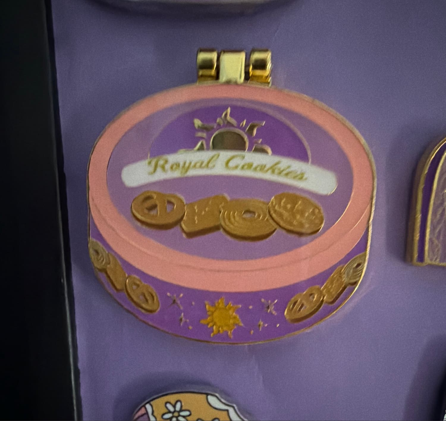 Loungefly Disney Princess Royal Cookies Hinged Blind Box Enamel Pin - Rapunzel front
