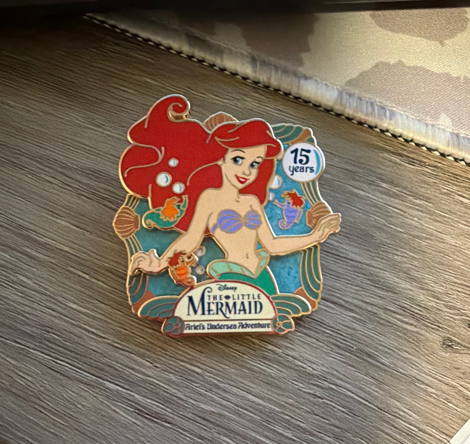 Ariel’s Undersea Adventure 15th Anniversary Pin