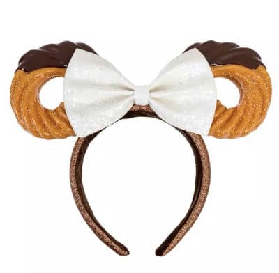 Churro Chocolate Dipped Minnie Mouse Ear Headband