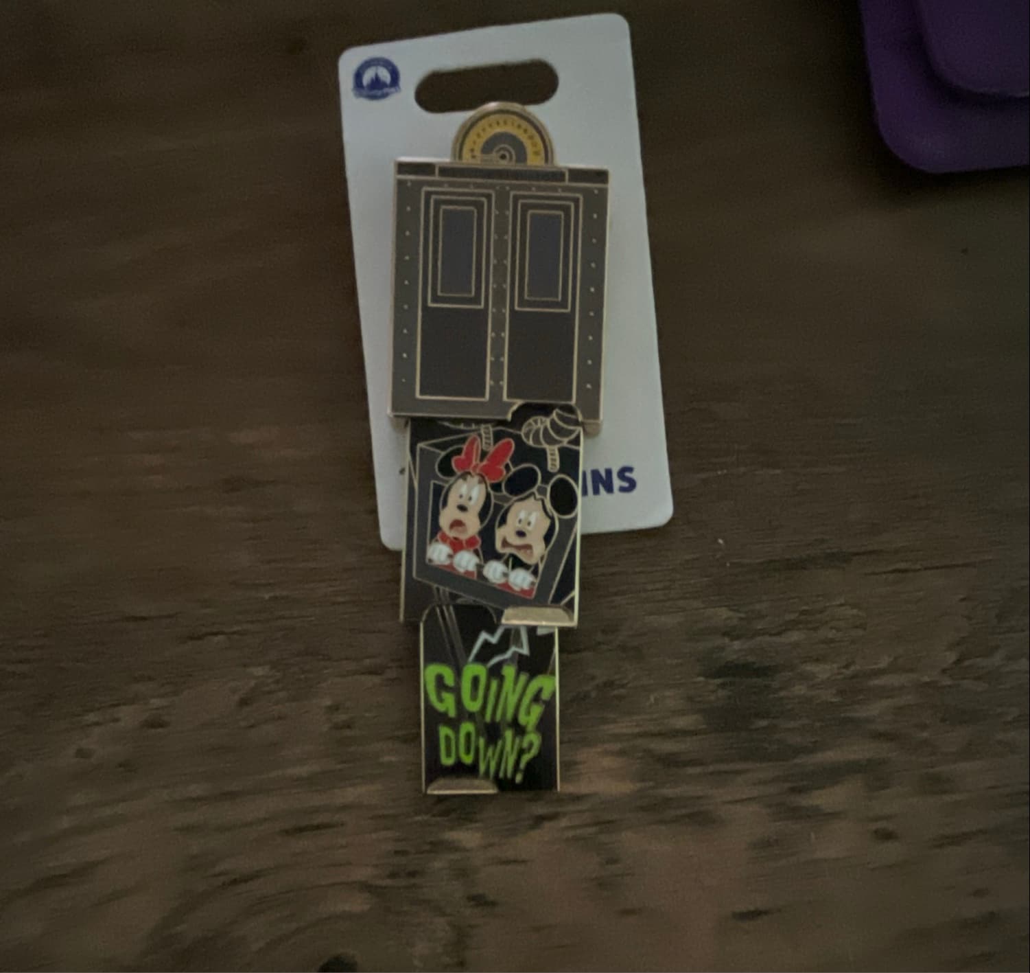 Mickey & Minnie The Twilight Zone Tower of Terror Service Elevator Slider Pin
