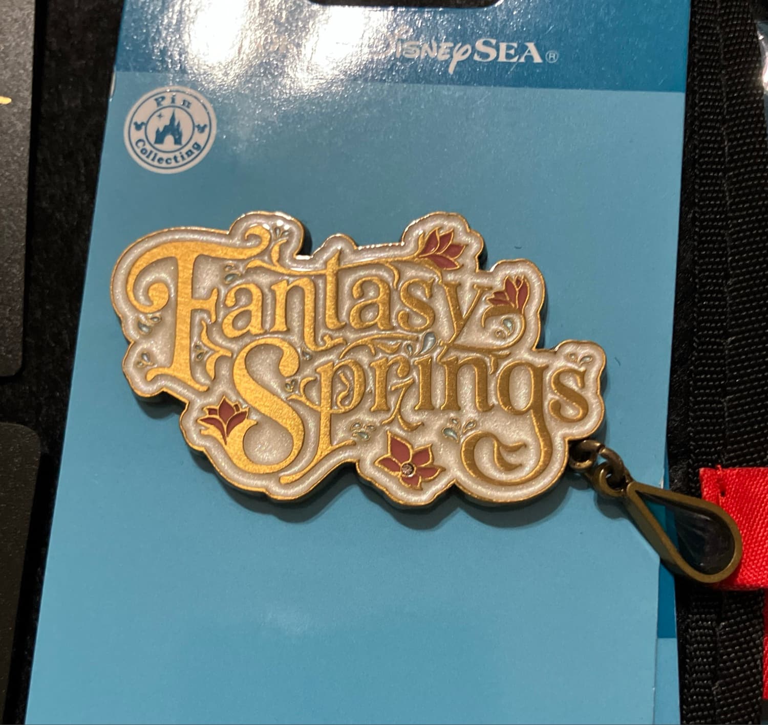 Tokyo DisneySea Fantasy Springs Grand Opening Logo Pin