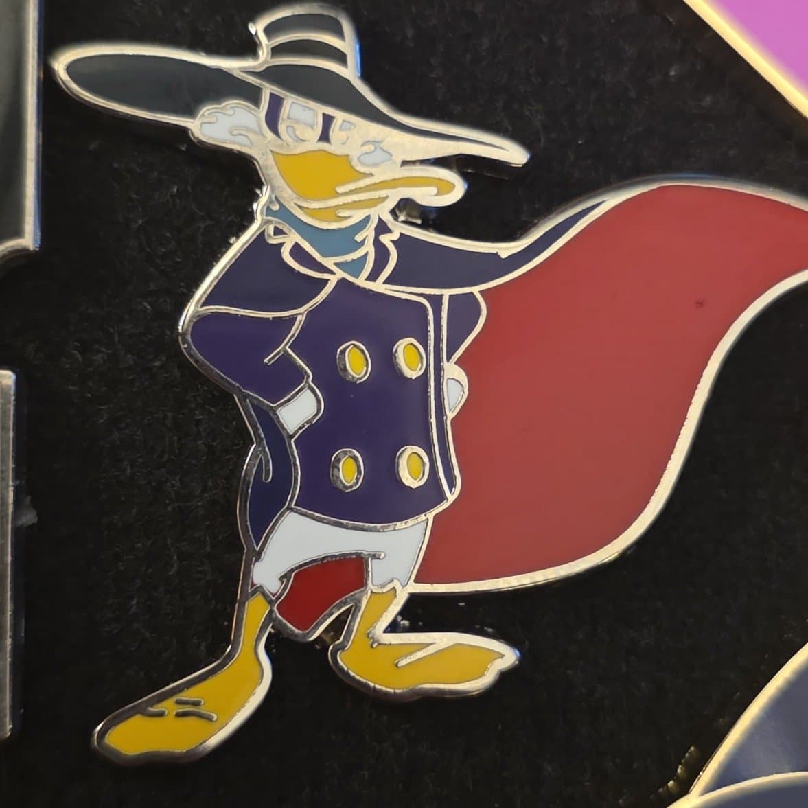 Darkwing Duck with Flowing Red Cape