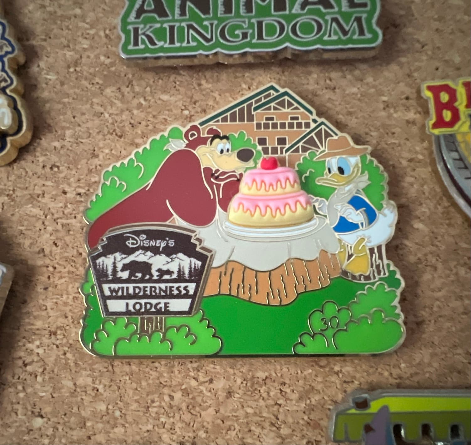 30th Anniversary — Humphrey and Donald with Cake