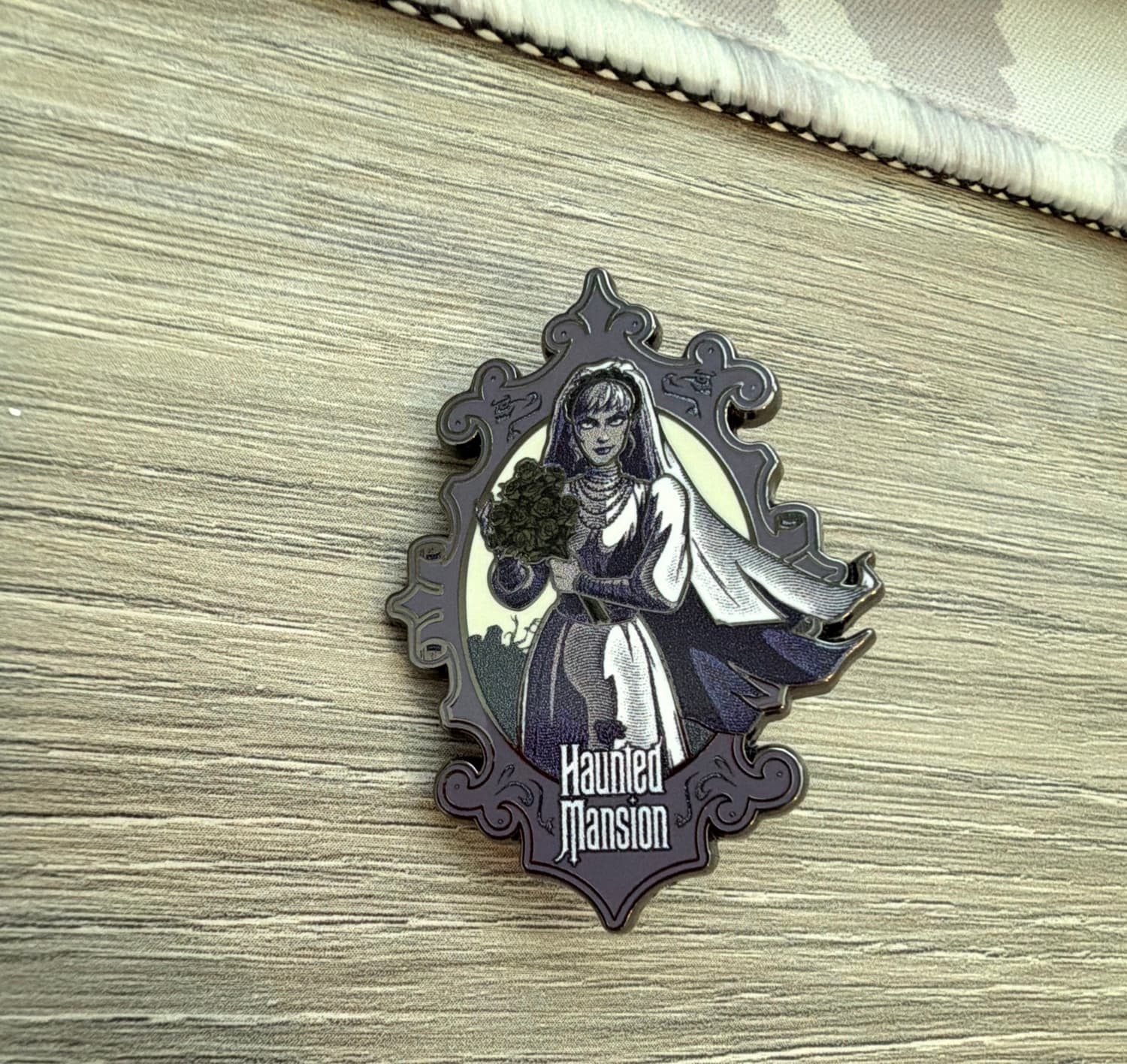 Constance Hatchaway The Bride - Haunted Mansion Glow In The Dark Mystery Pin front