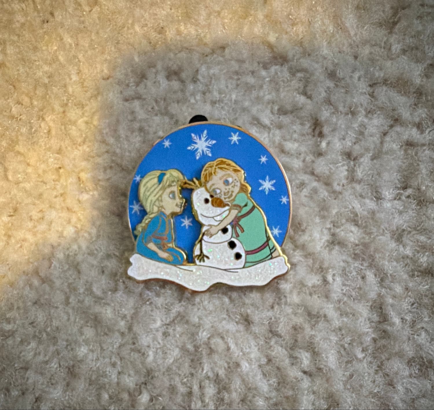 Frozen - Young Elsa & Anna with Olaf