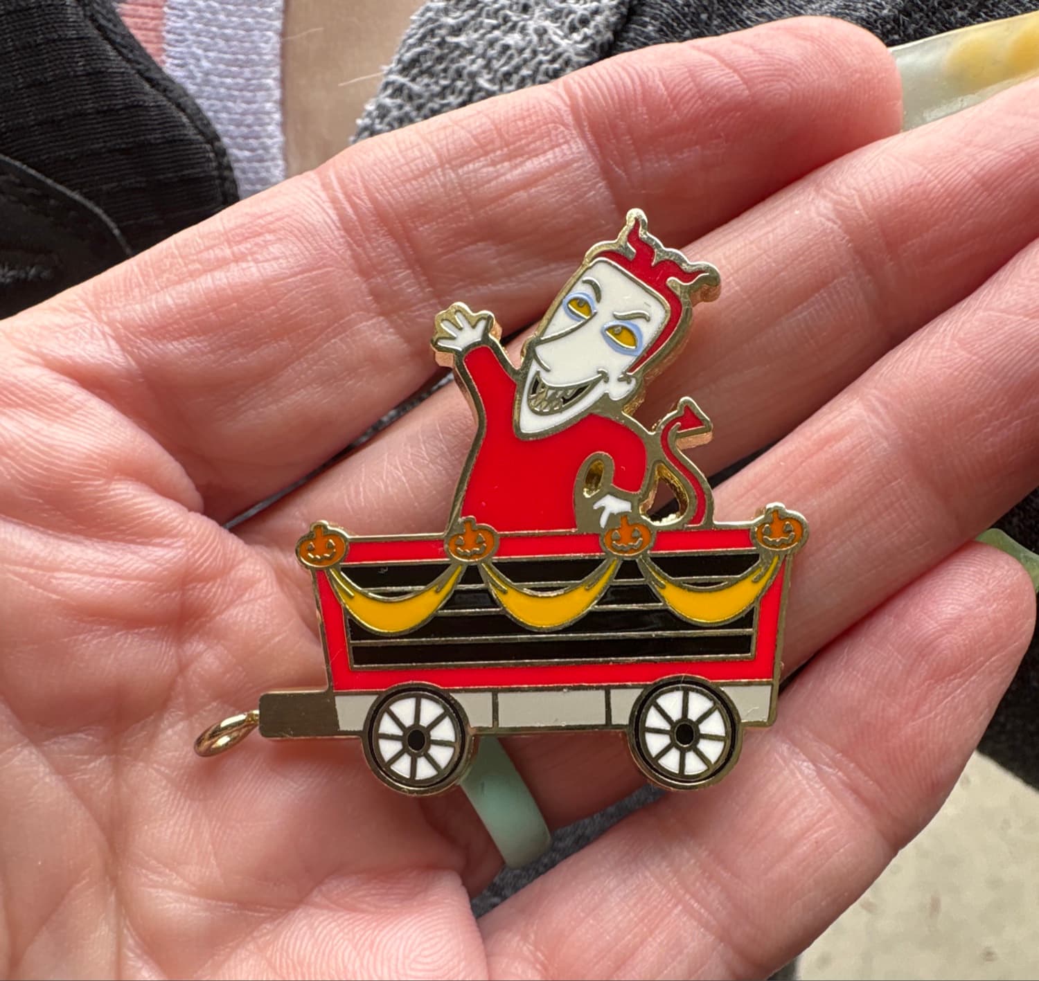 The Nightmare Before Christmas Lock Train Blind Box Enamel Pin