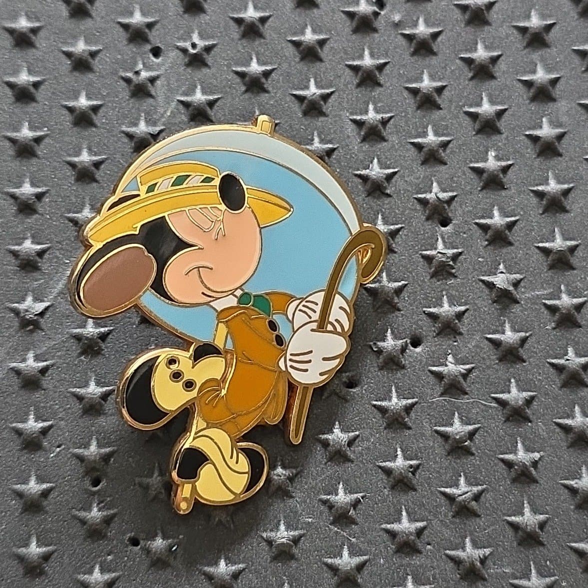 Fancy mickey with hat and umbrella