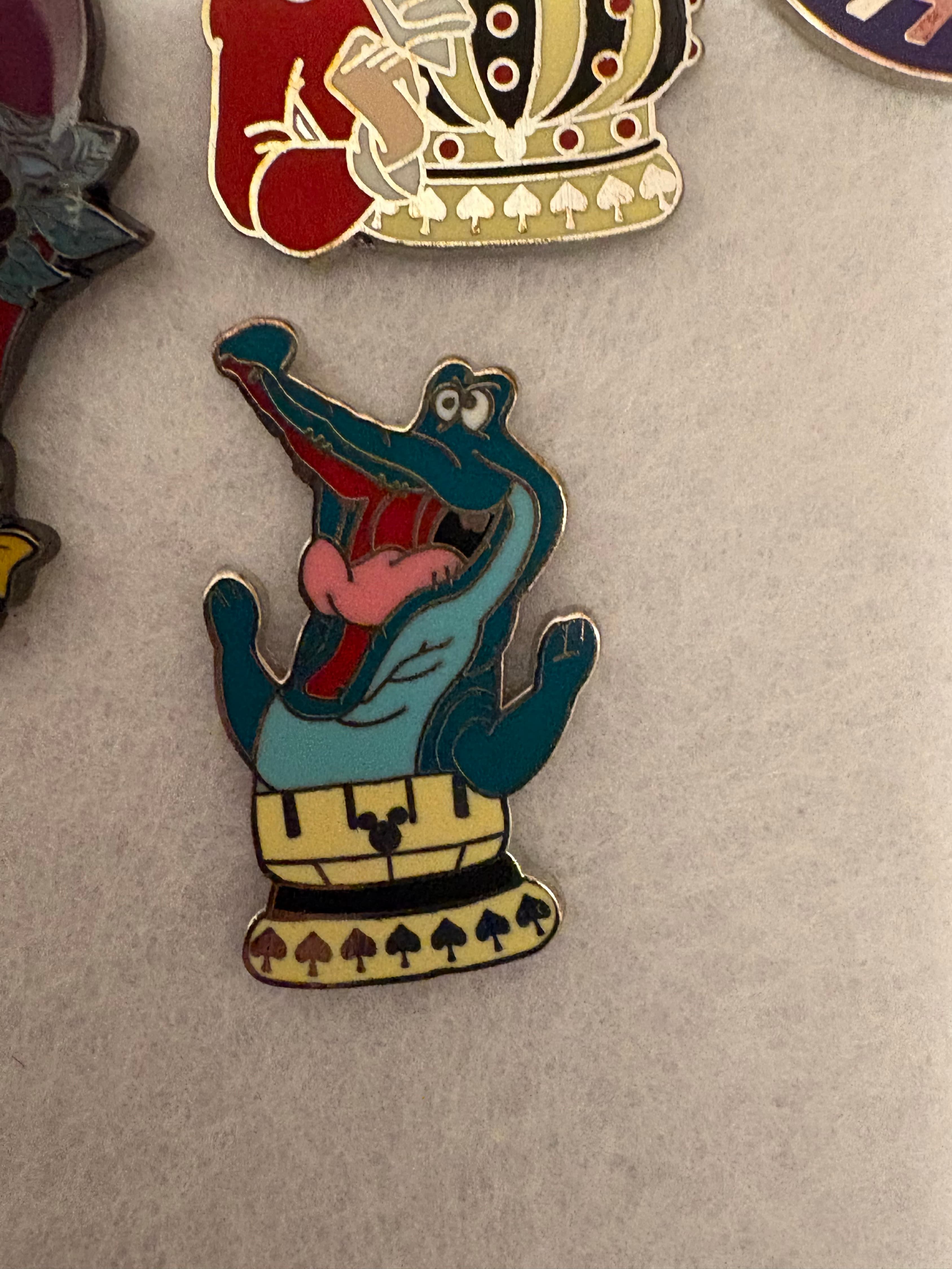 Peter Pan Chess Collection Tick Tock Rook Hidden Mickey Pin