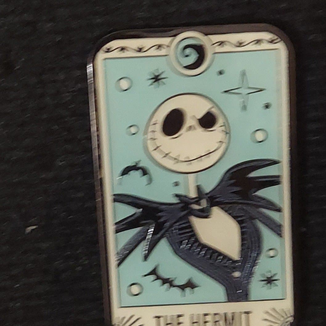 Jack Skellington The Hermit Tarot Card Pin