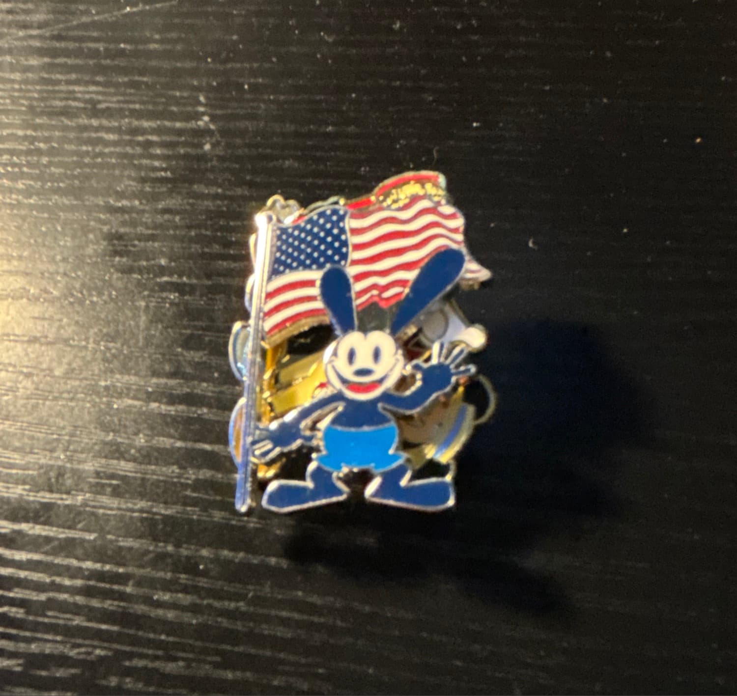 Oswald the Lucky Rabbit and American Flag