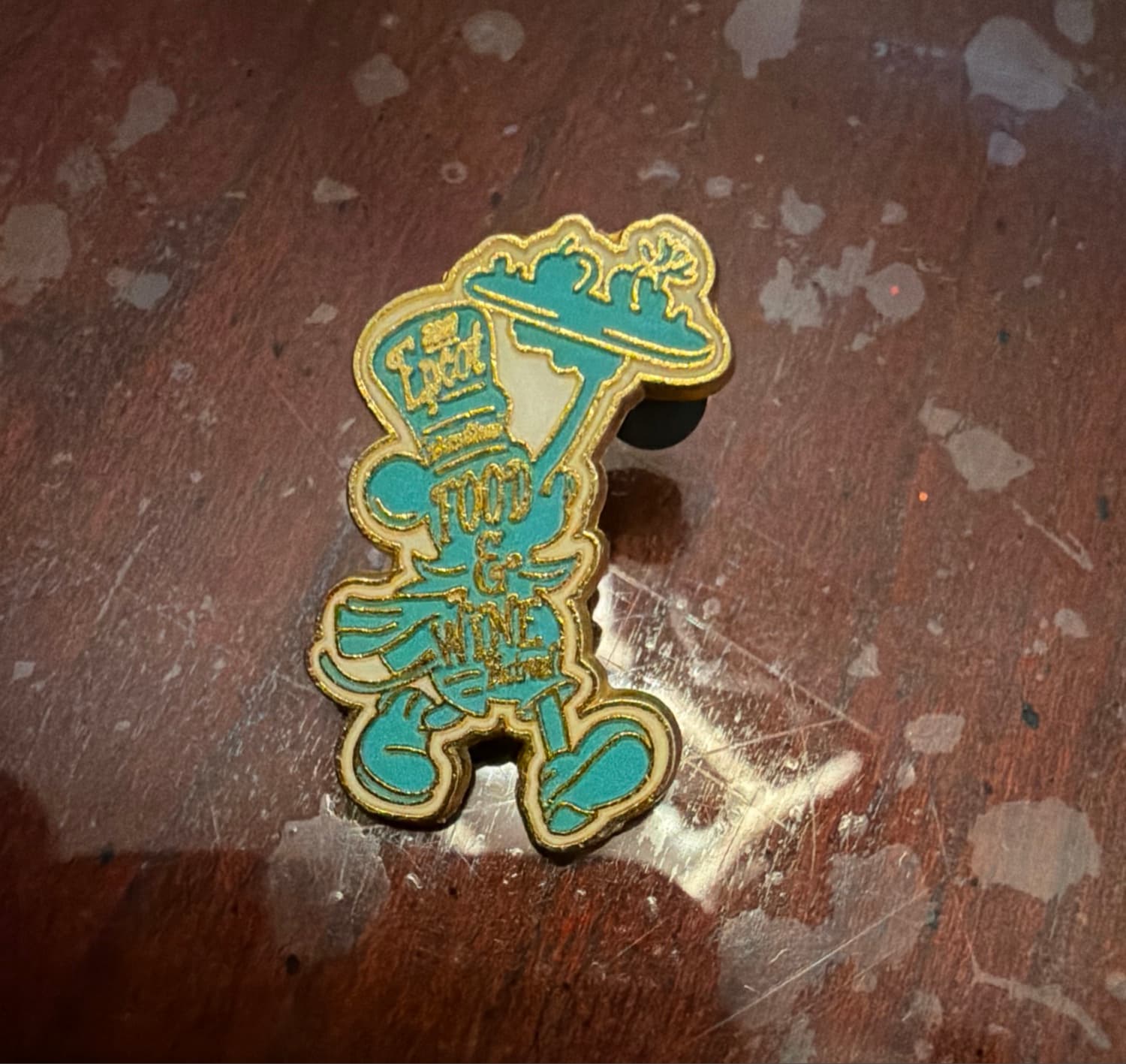 Epcot International Food & Wine Festival Chef Mickey Pin front