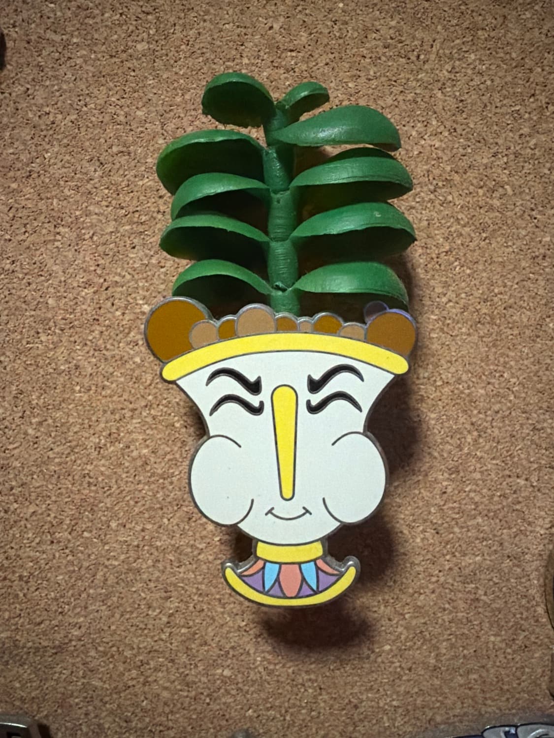 Chip Succulent Plant Pin - Beauty and the Beast