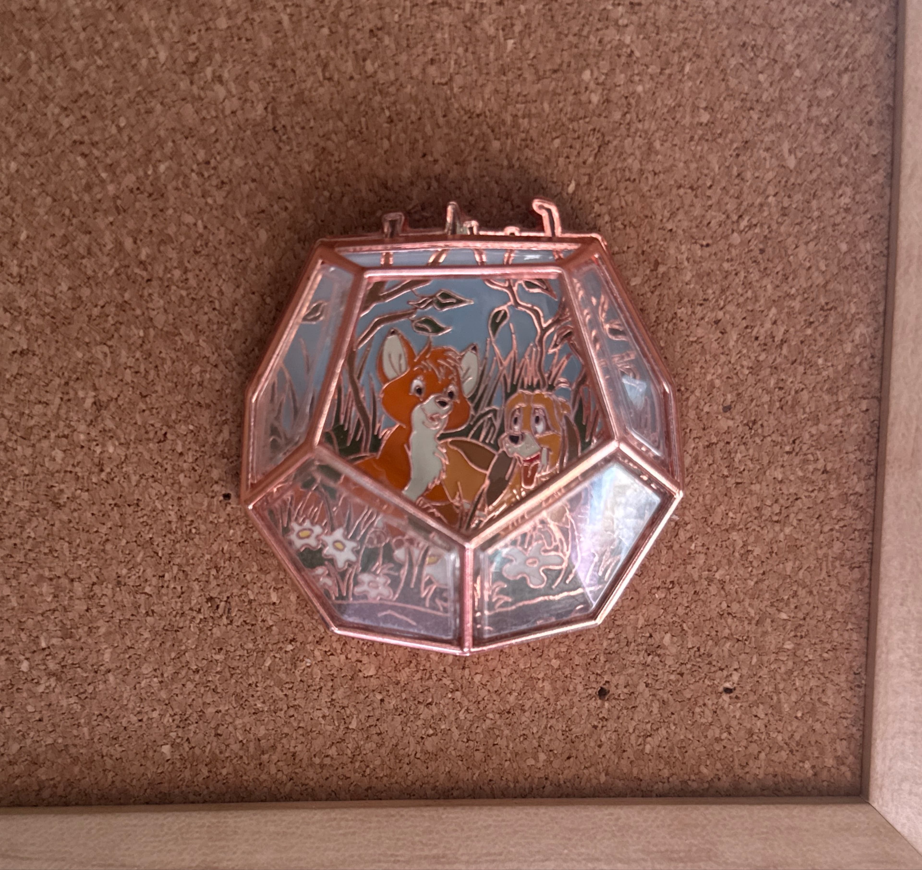 Tod & Copper 'Where Fantasy Grows' Terrarium Series LE Pin