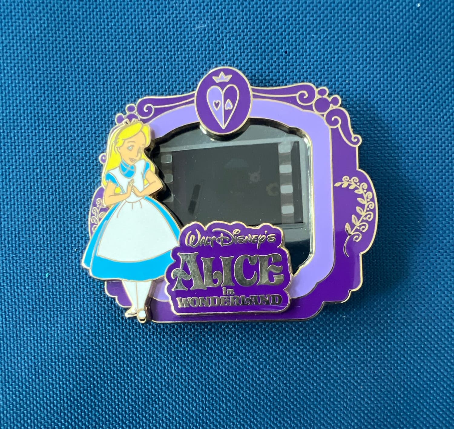 Alice in Wonderland Piece of Disney Movies Film Strip Pin - Alice Scene