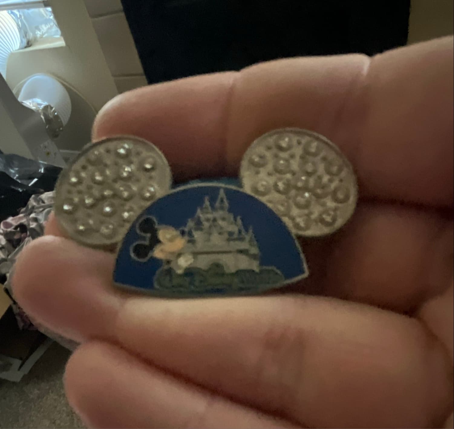 Mickey Mouse Jeweled Ears Hat WDW Castle front