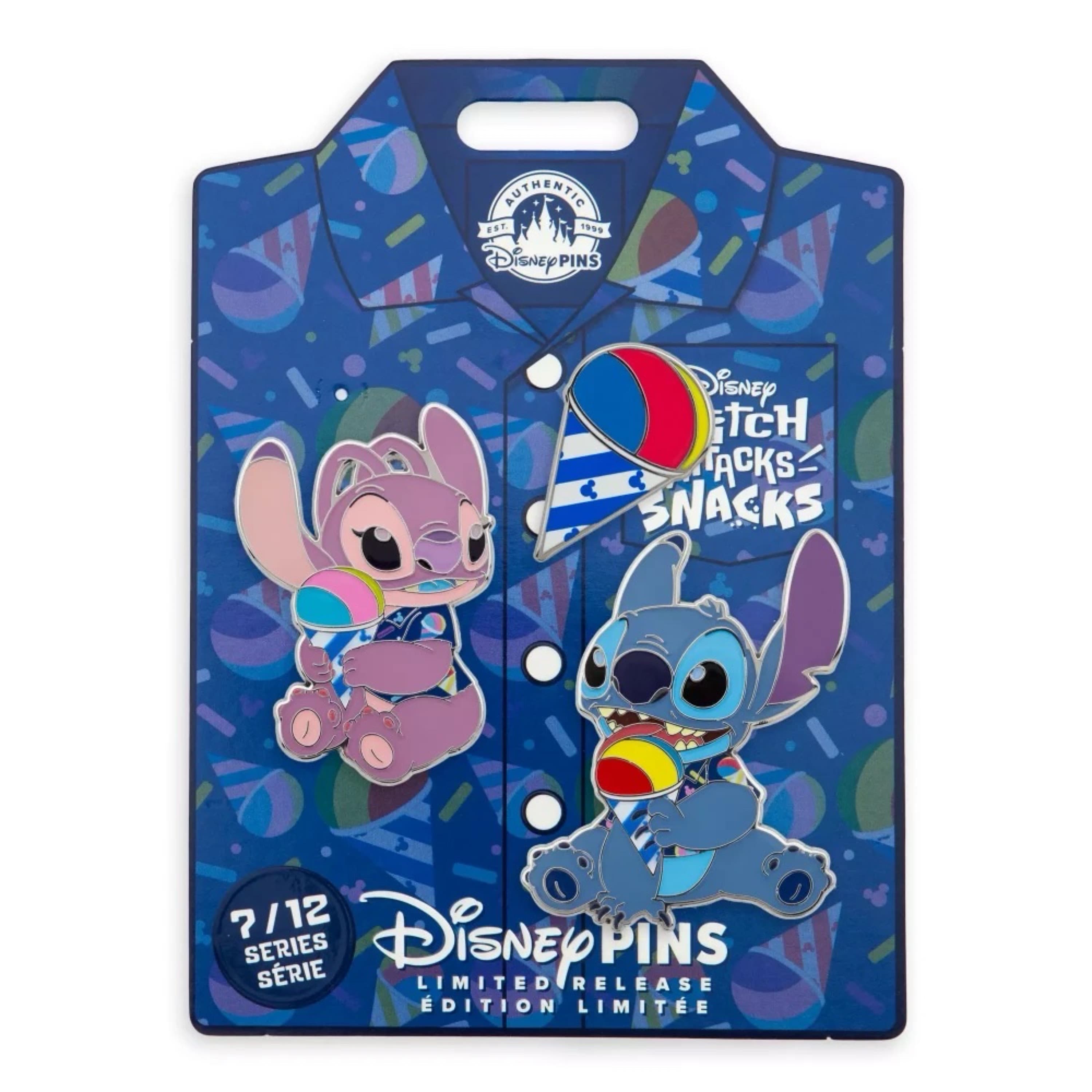 Stitch and Angel with Shaved Ice Set - July front