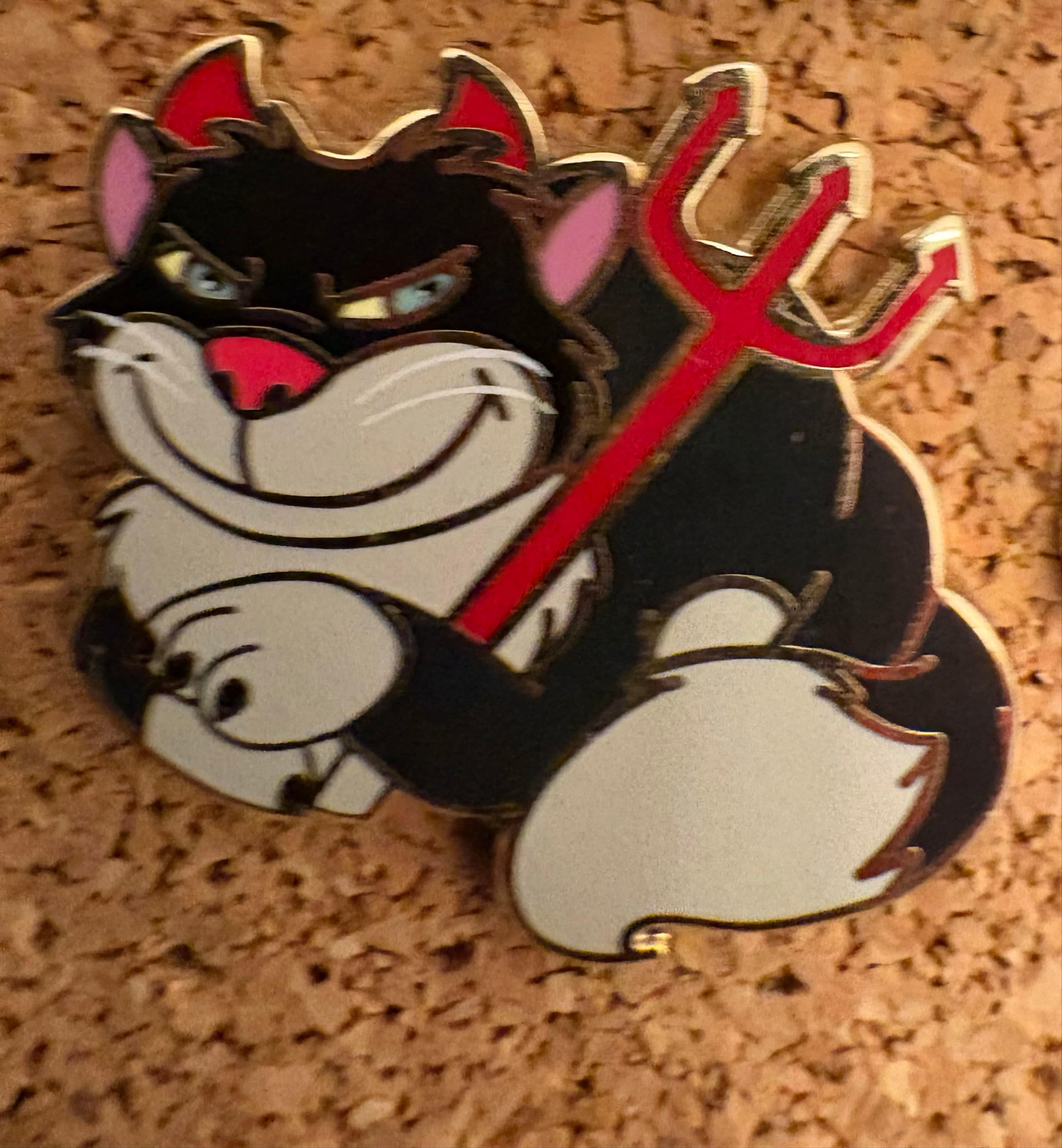 Devil lucifer fantasy mini pin