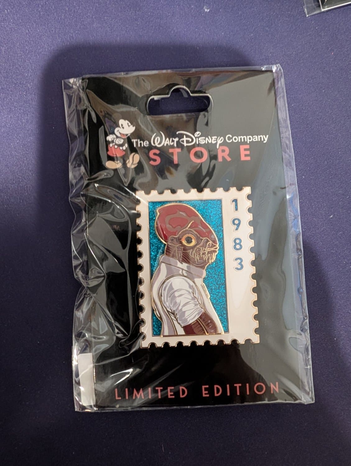 Disney DEC Star Wars Commemorative Stamp Pin LE 250 Admiral Ackbar