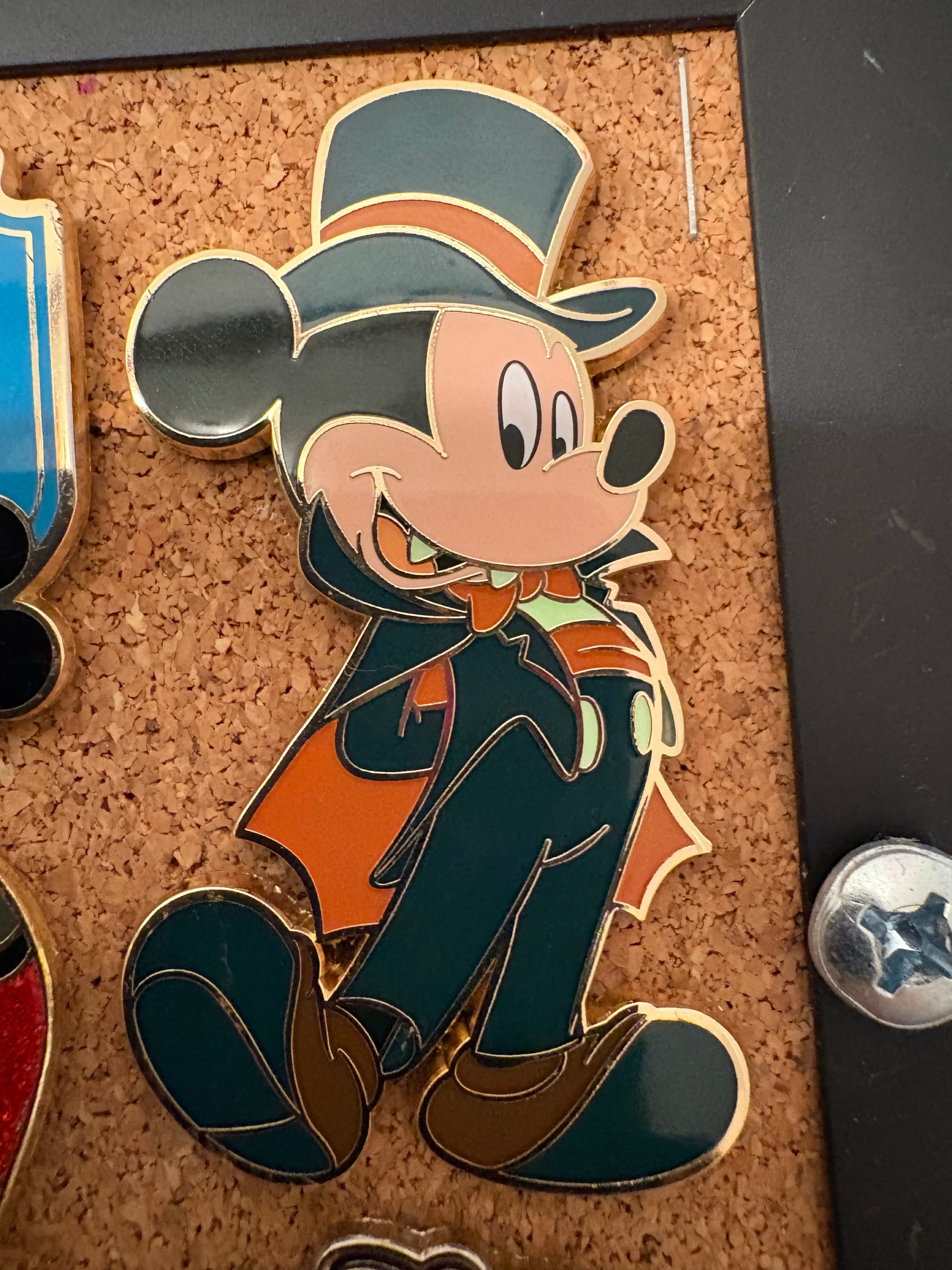 Mickey Mouse Dracula Glow in the Dark Pin