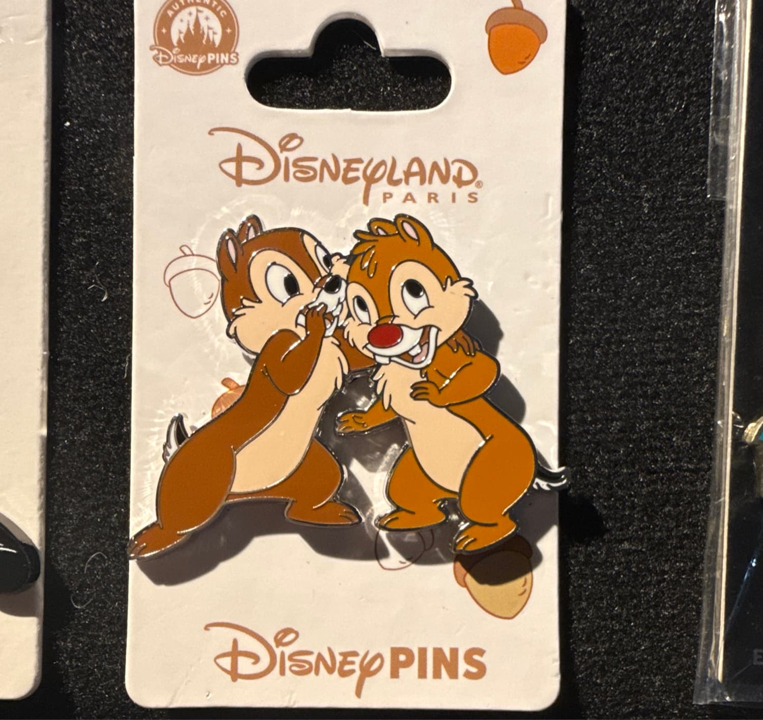 Chip & Dale Whisper Pin - Disneyland Paris