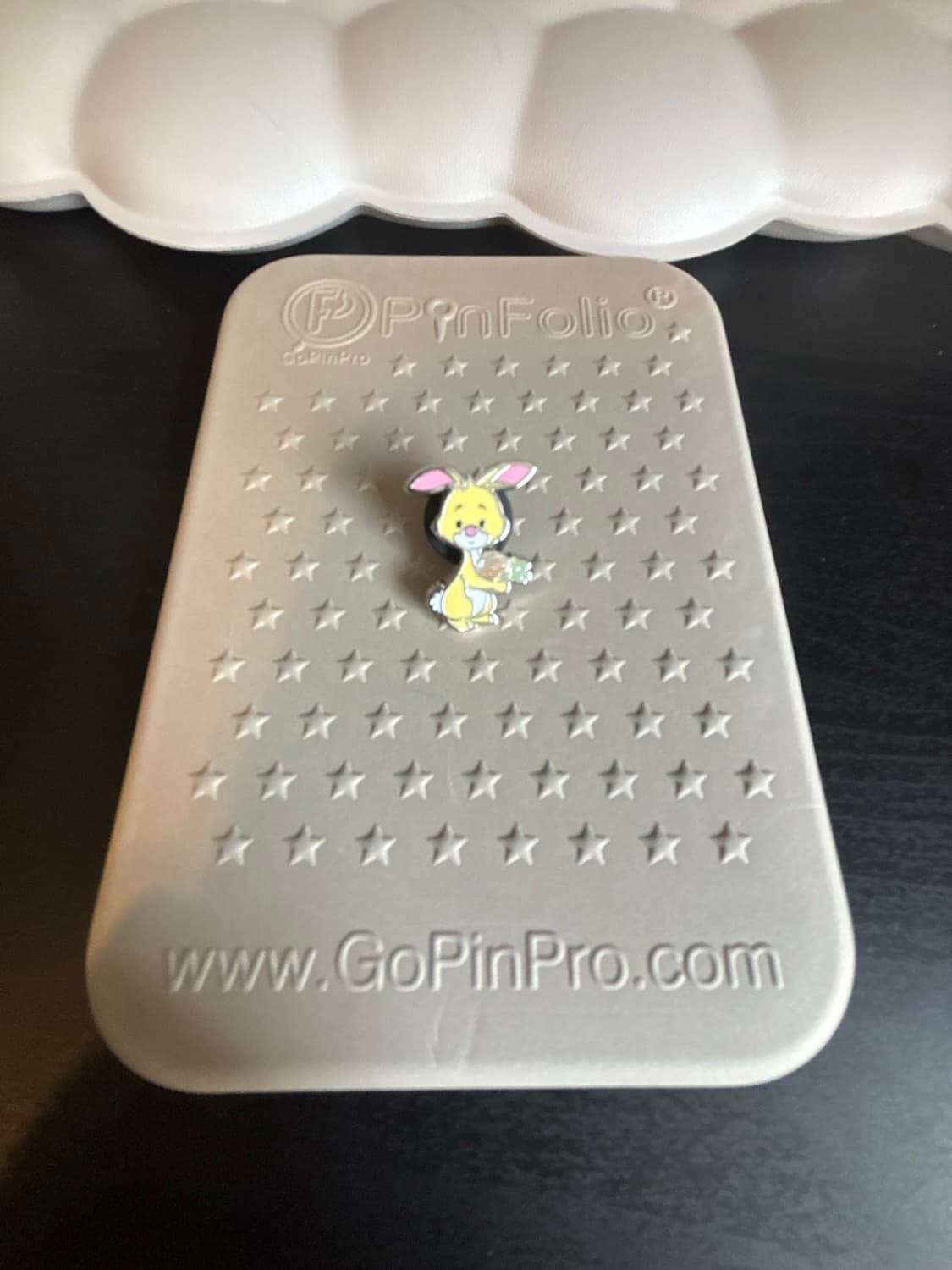 Pink A La Mode Winnie the Pooh Micro Pin - Rabbit