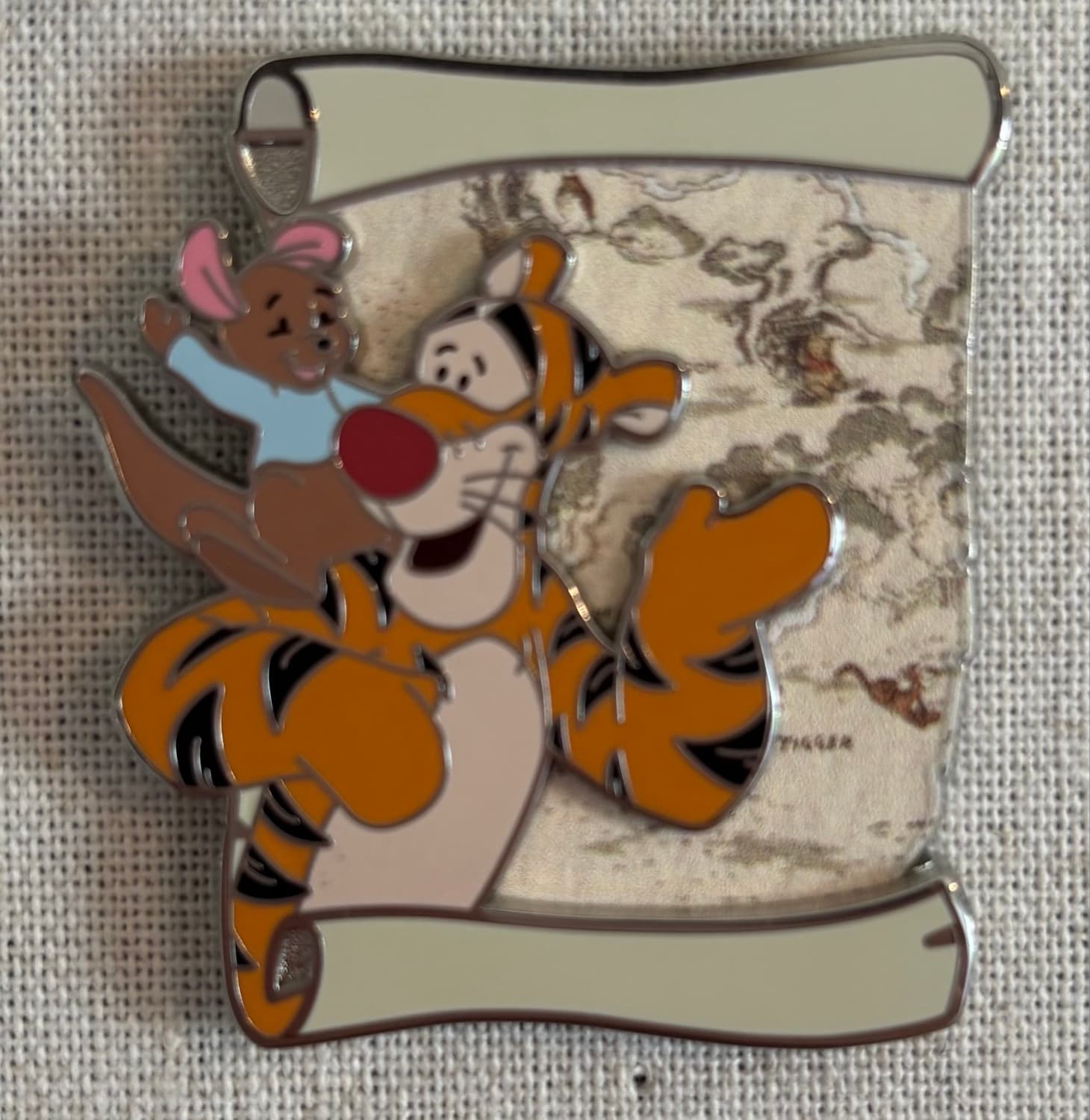 Tigger and Roo - Map Scroll