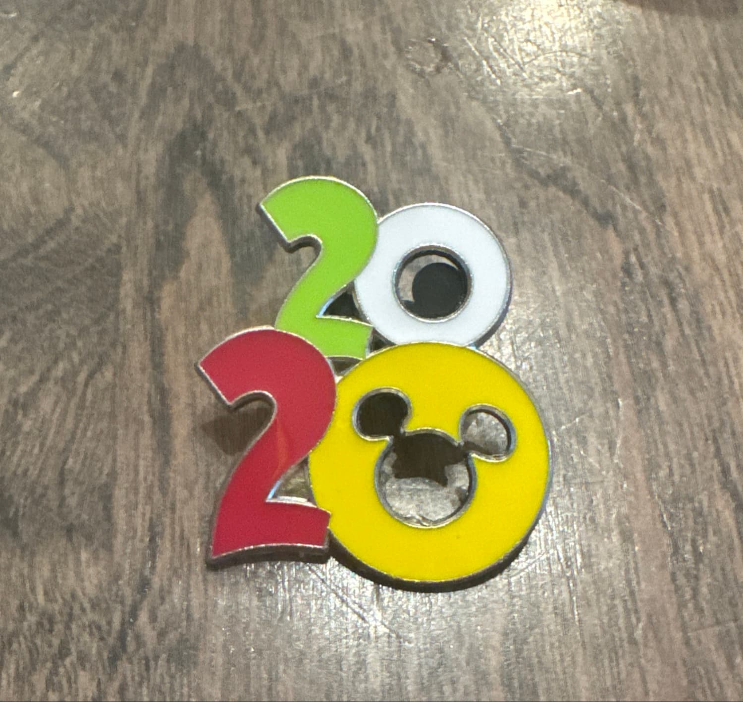 2020 Dated Logo Pin with Mickey Head