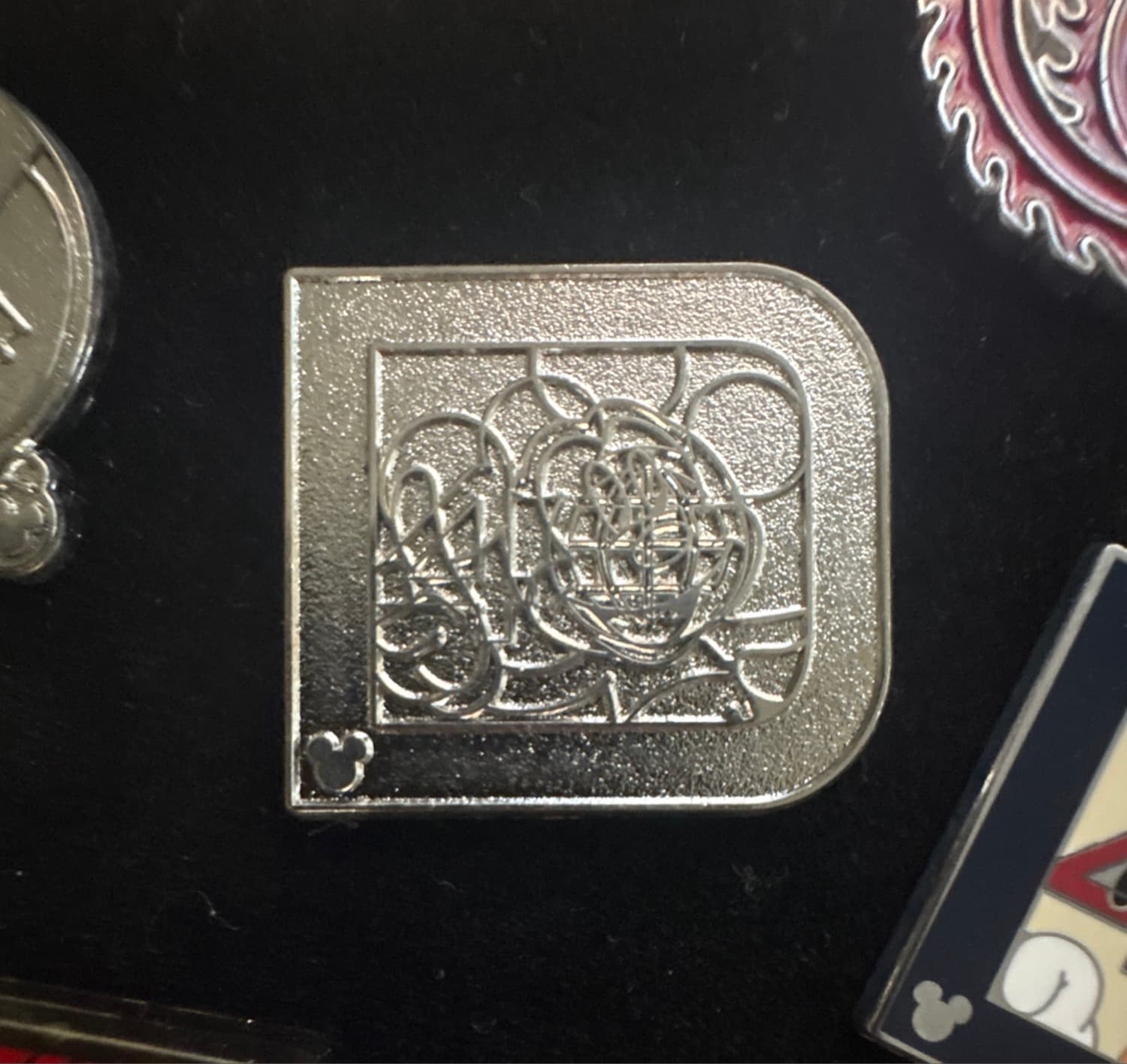 Disney World Hidden Mickey Classic D EPCOT Center Pin 8 Of 20