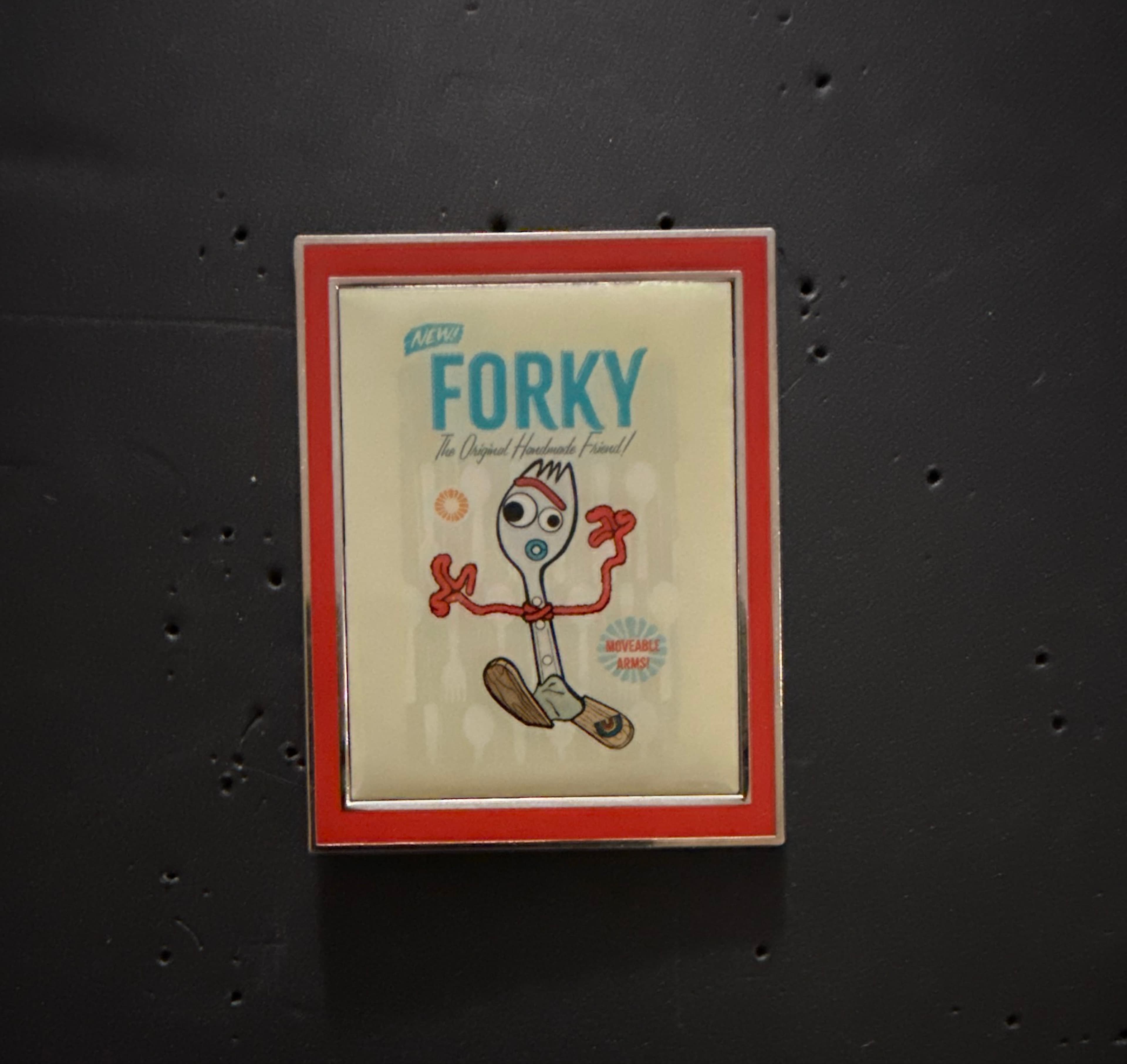 Forky 'The Original Handmade Friend' Pin front