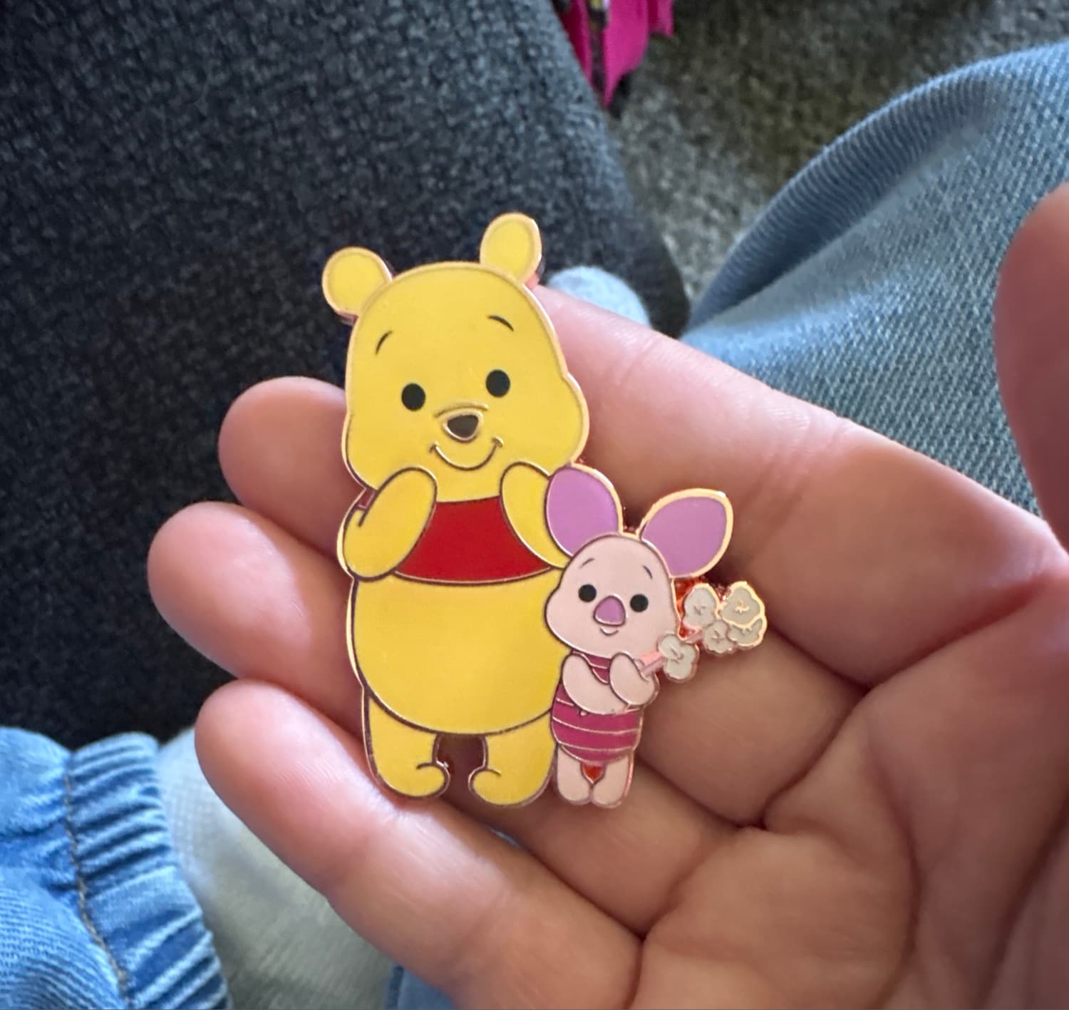 Cherry Blossom Winnie the Pooh and Piglet
