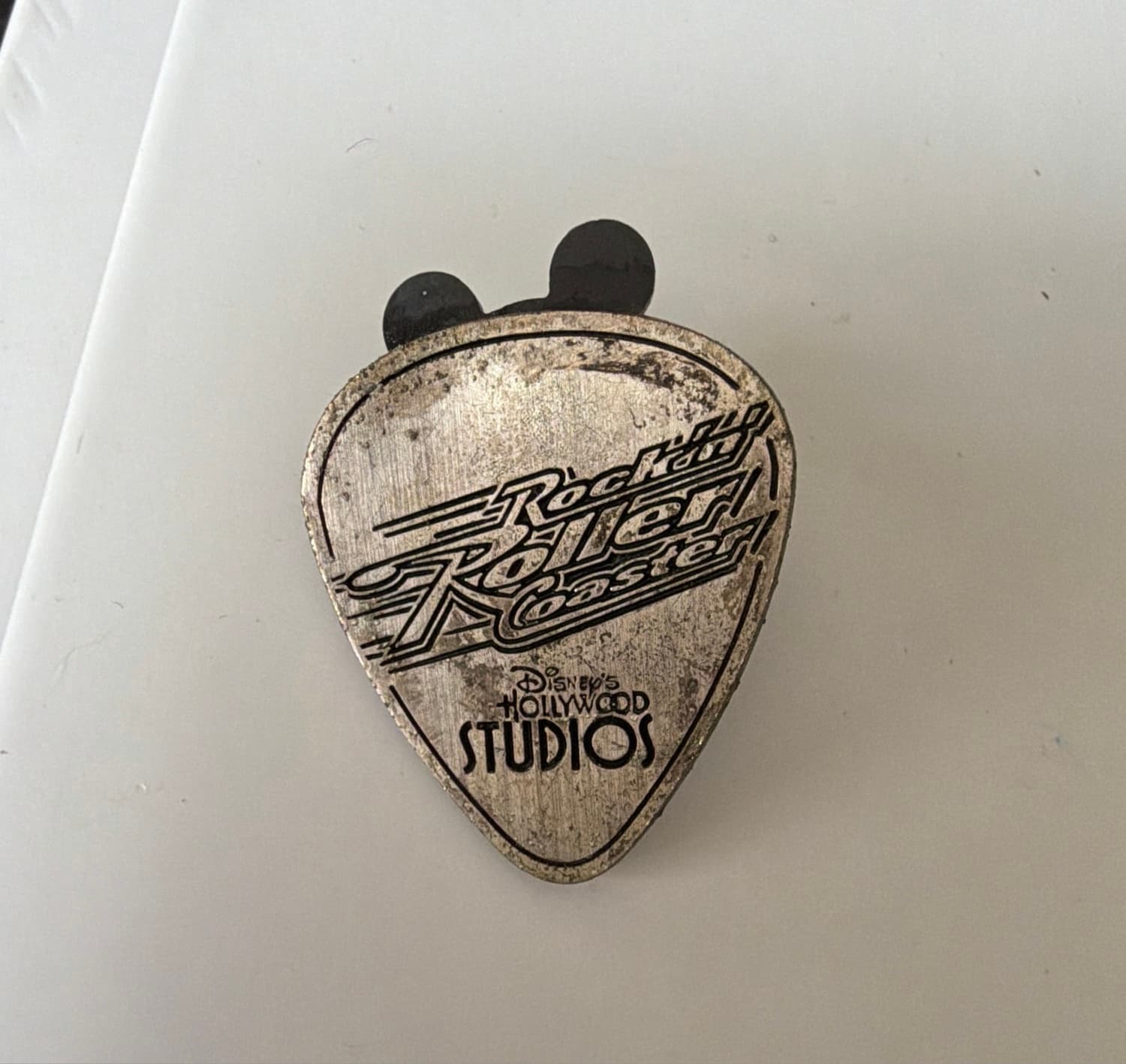 Rock 'n' Roller Coaster Engraved Guitar Pick — Hollywood Studios Version
