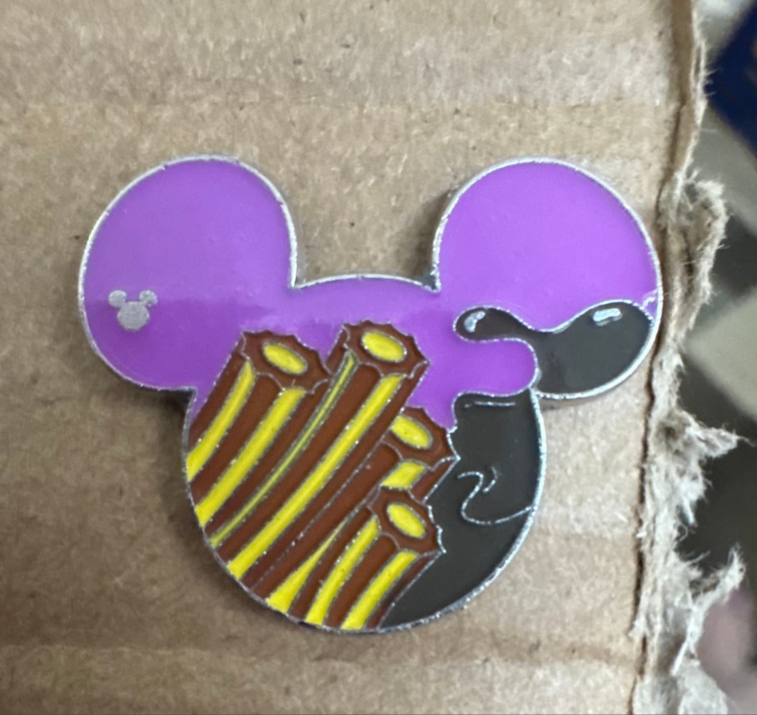 Churros Food Icon Hidden Mickey Pin
