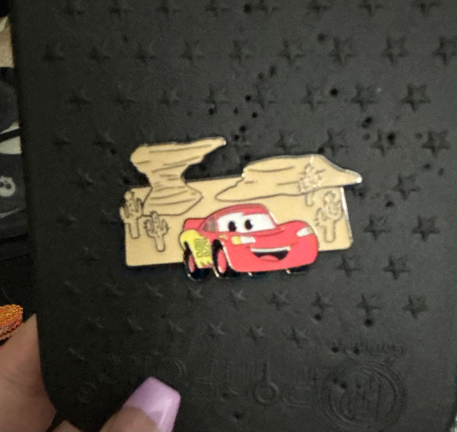 Lightning McQueen Radiator Springs Map Blind Box Pin