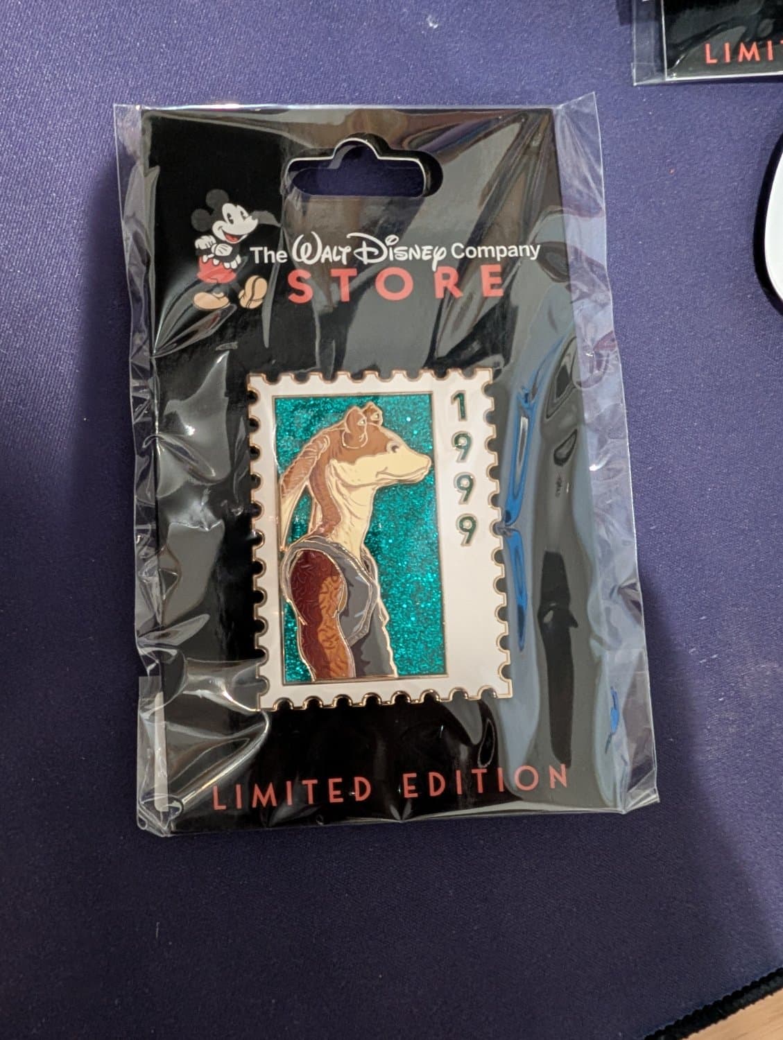 Jar Jar Binks - Star Wars Commemorative Stamps- Set 2 front