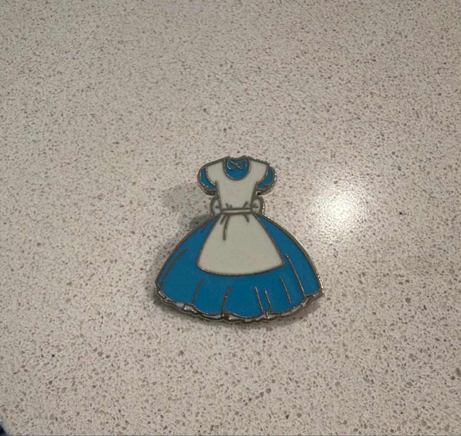 Alice in Wonderland Icons Pin Set - Alice's Blue Dress Pin front