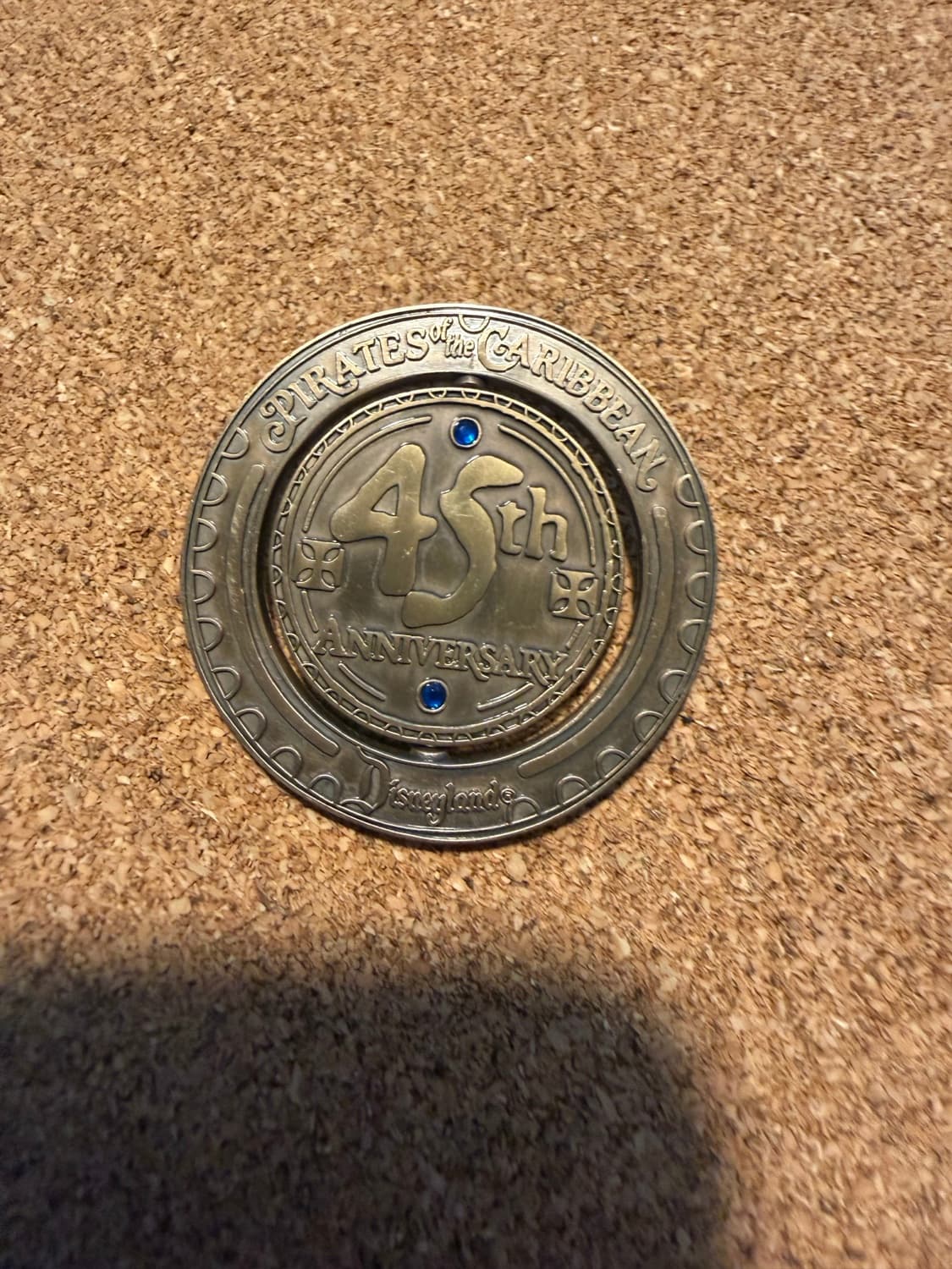 Pirates of the Caribbean 45th Anniversary Spinner Pin