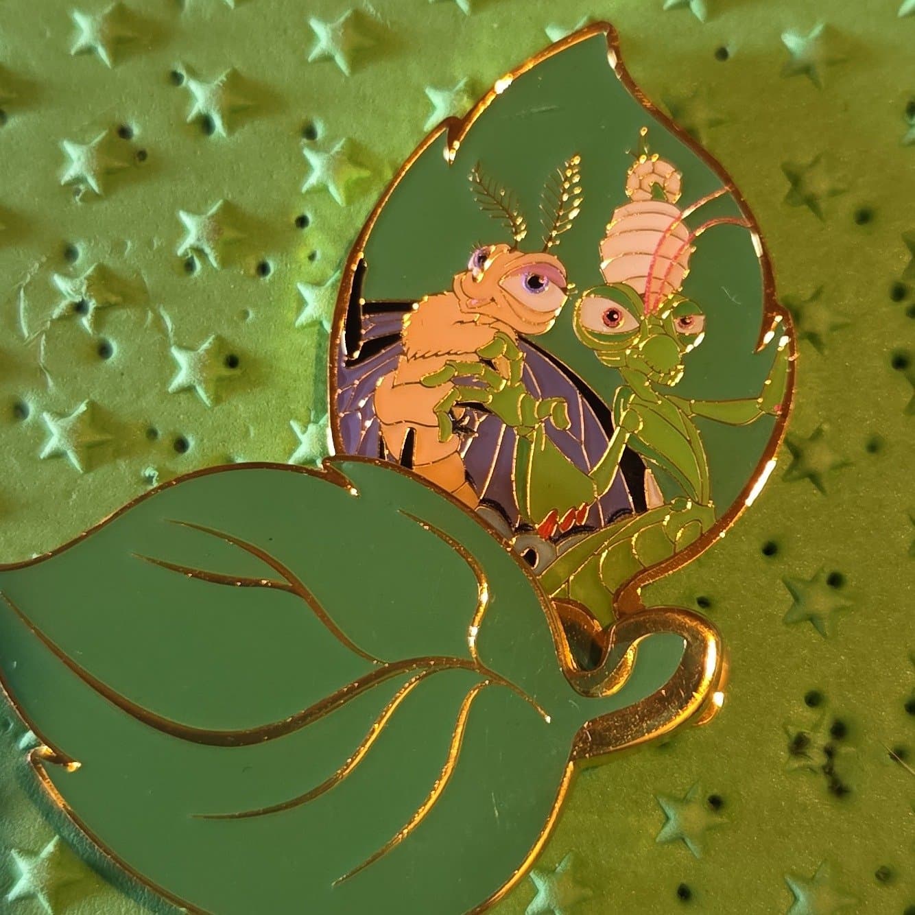 Loungefly Disney Pixar A Bug's Life Character Leaf Sliding Blind Box - Major Manny and Gypsie