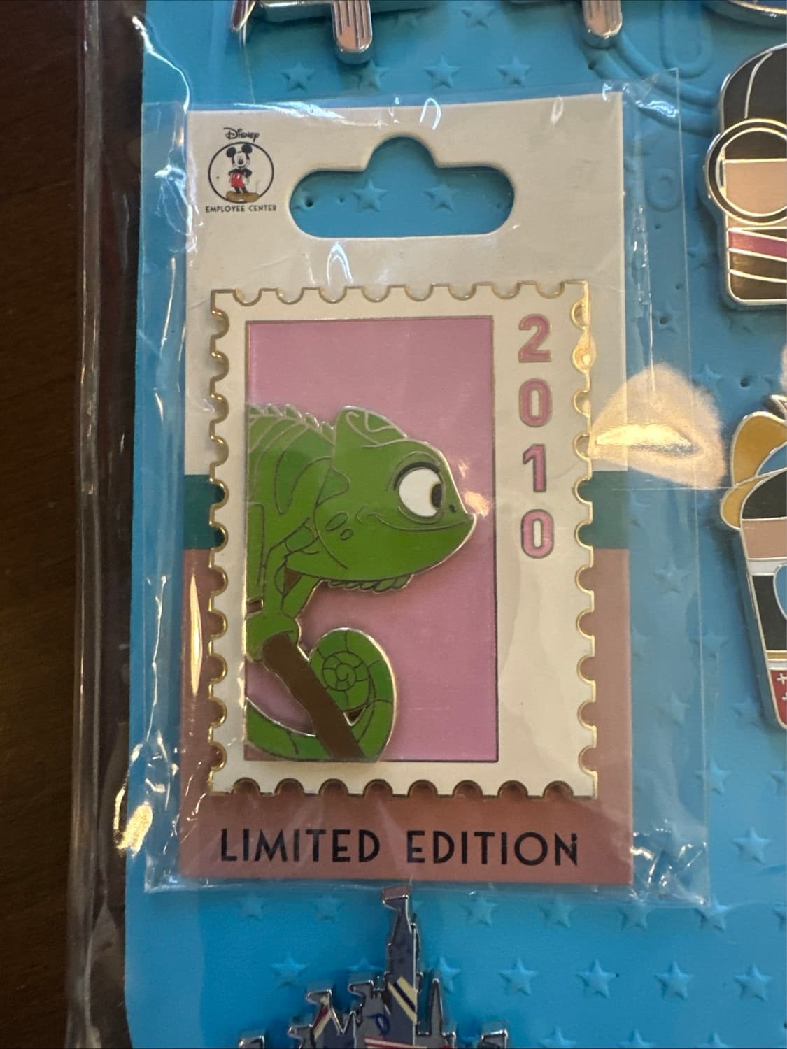 Pascal (Tangled) Animal Stamp Pin - Disney Employee Center Exclusive